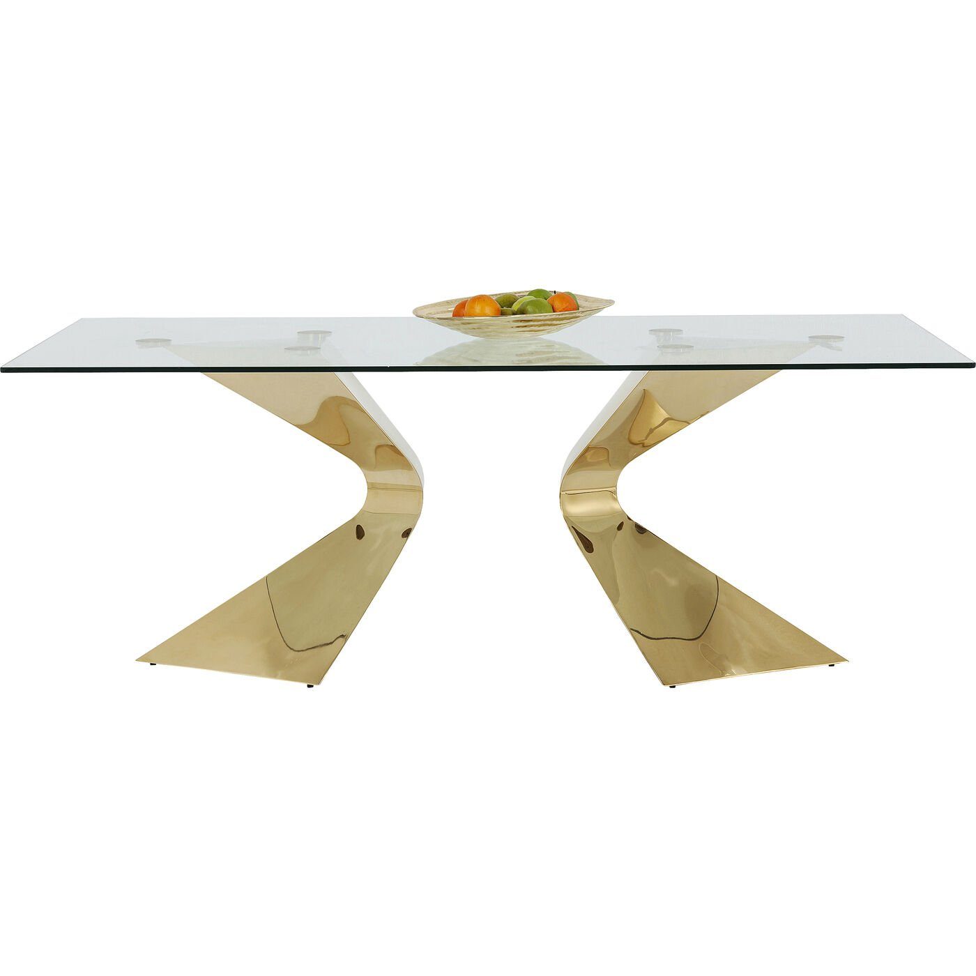 Kare Design Esstisch Gloria, Glas, 200x100 günstig online kaufen