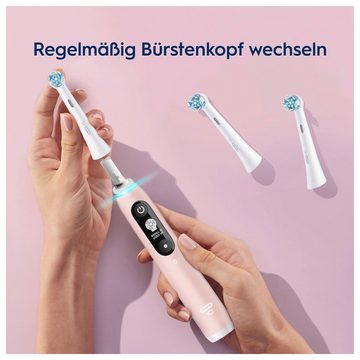 Oral-B Aufsteckbürste iO, Sanfte Reinigung für elektrische Zahnbürste, 6 Stück