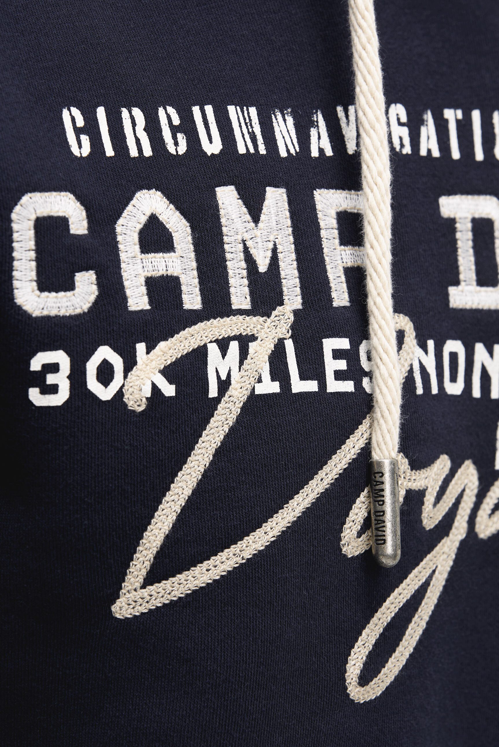CAMP DAVID Sweater mit Stehkragen