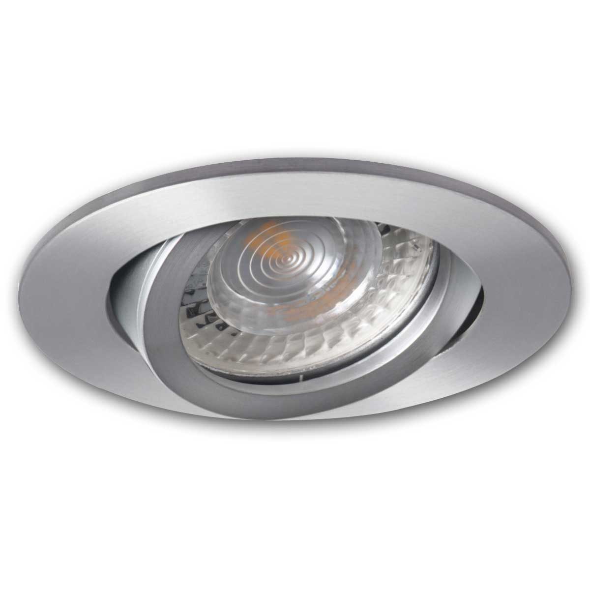 Kanlux Монтажная рама Einbauleuchte EVIT Aluminium silbe rund schwenkbar