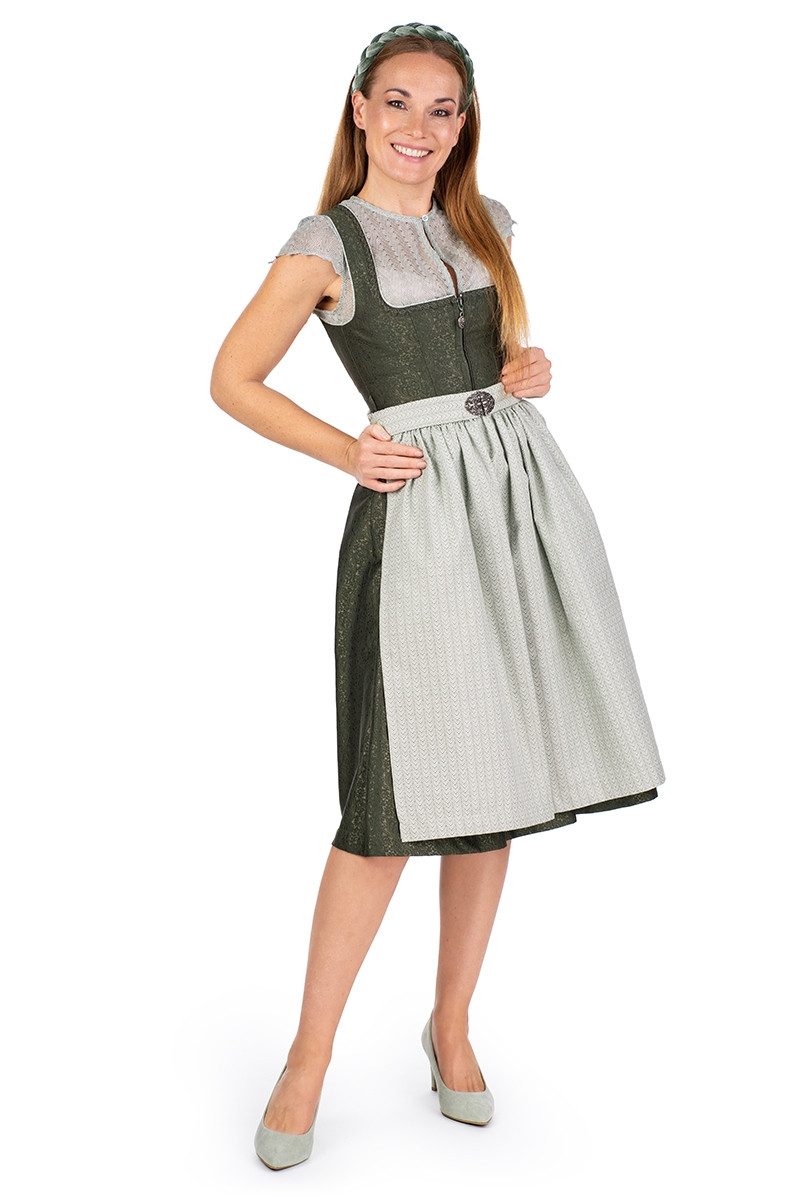 MarJo Dirndl Midi Dirndl 2tlg. - SEßLACH - olive/pistazie – Bild 4 von 5