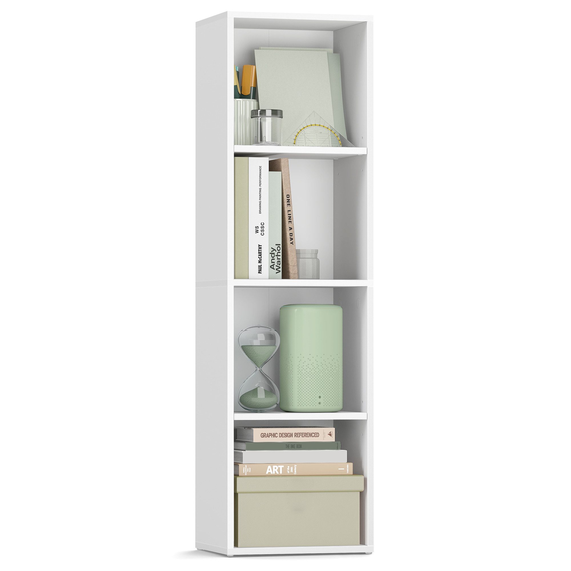 VASAGLE Bücherregal, 3/4-stöckiges Regal, offenes Aufbewahrungsregal, günstig online kaufen