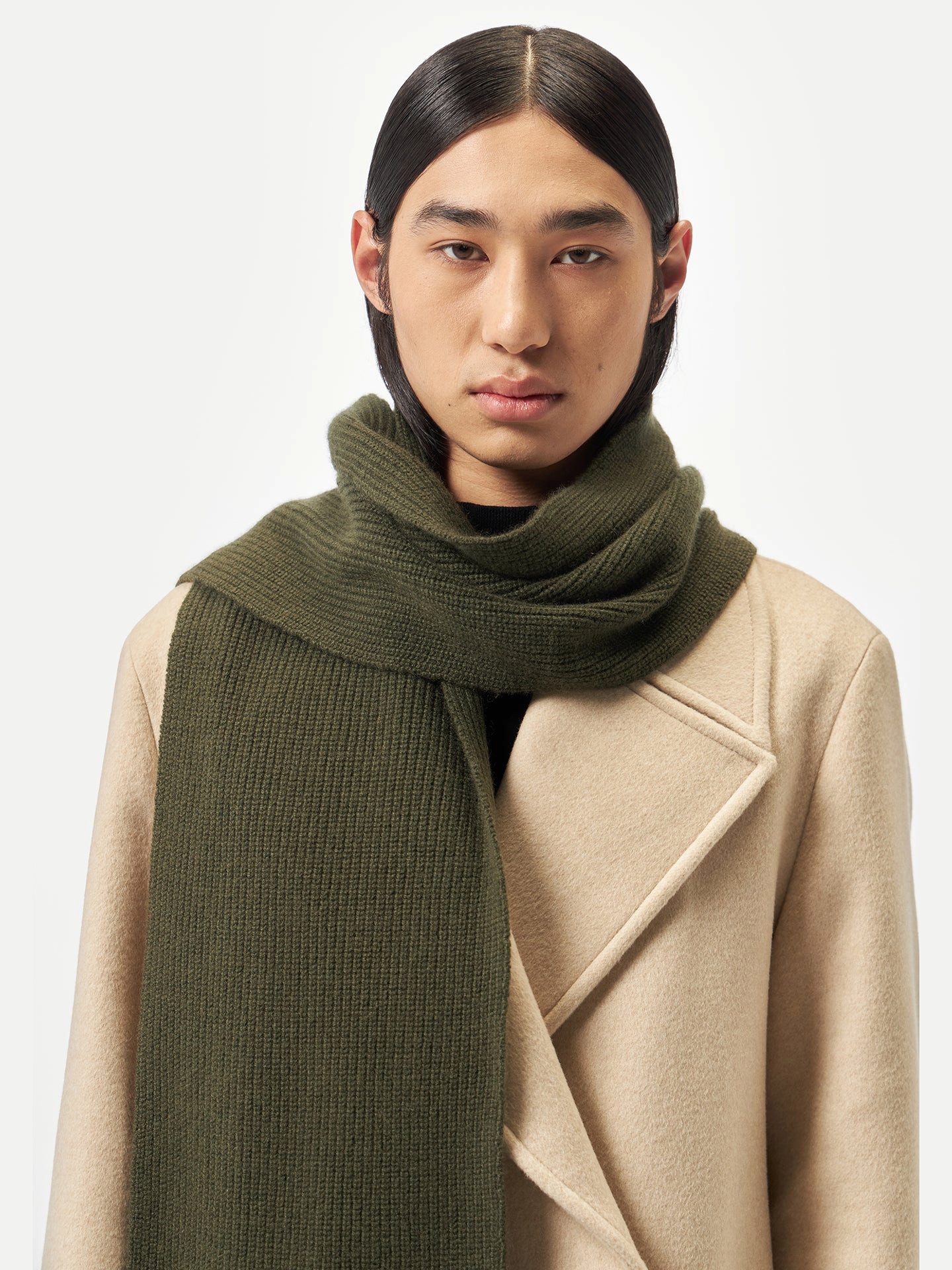 GOBI Cashmere Strickschal Schal mit Patentmuster