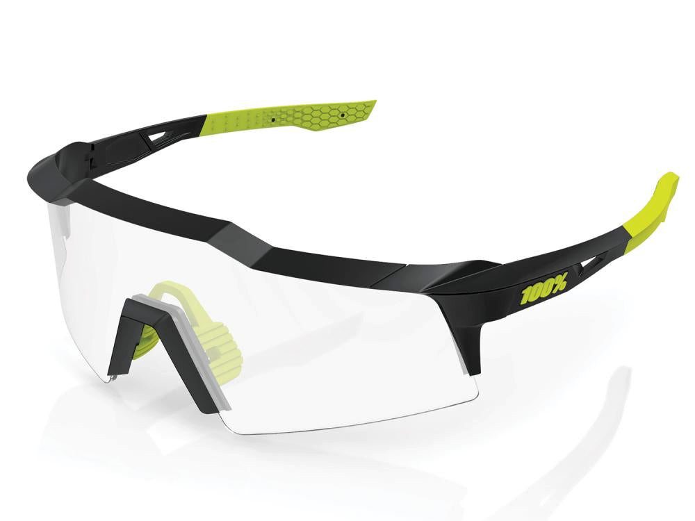 100% Sonnenbrille 100% Speedcraft SL - Photochromic Lens unis gloss black - selbsttönend