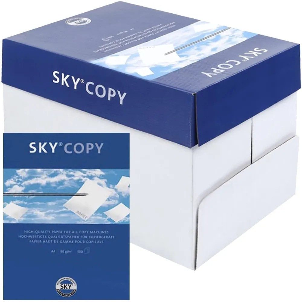 ISO TRADE Kopierpapier Druckerpapier Büropapier A4, 80 g/m², A4, 5 Ries, Weißegrad 146