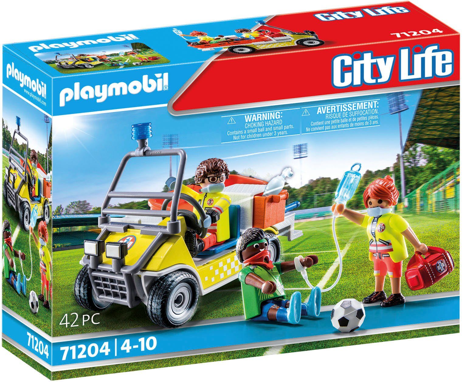 Playmobil® Konstruktions-Spielset Rettungscaddy (71204), City Life