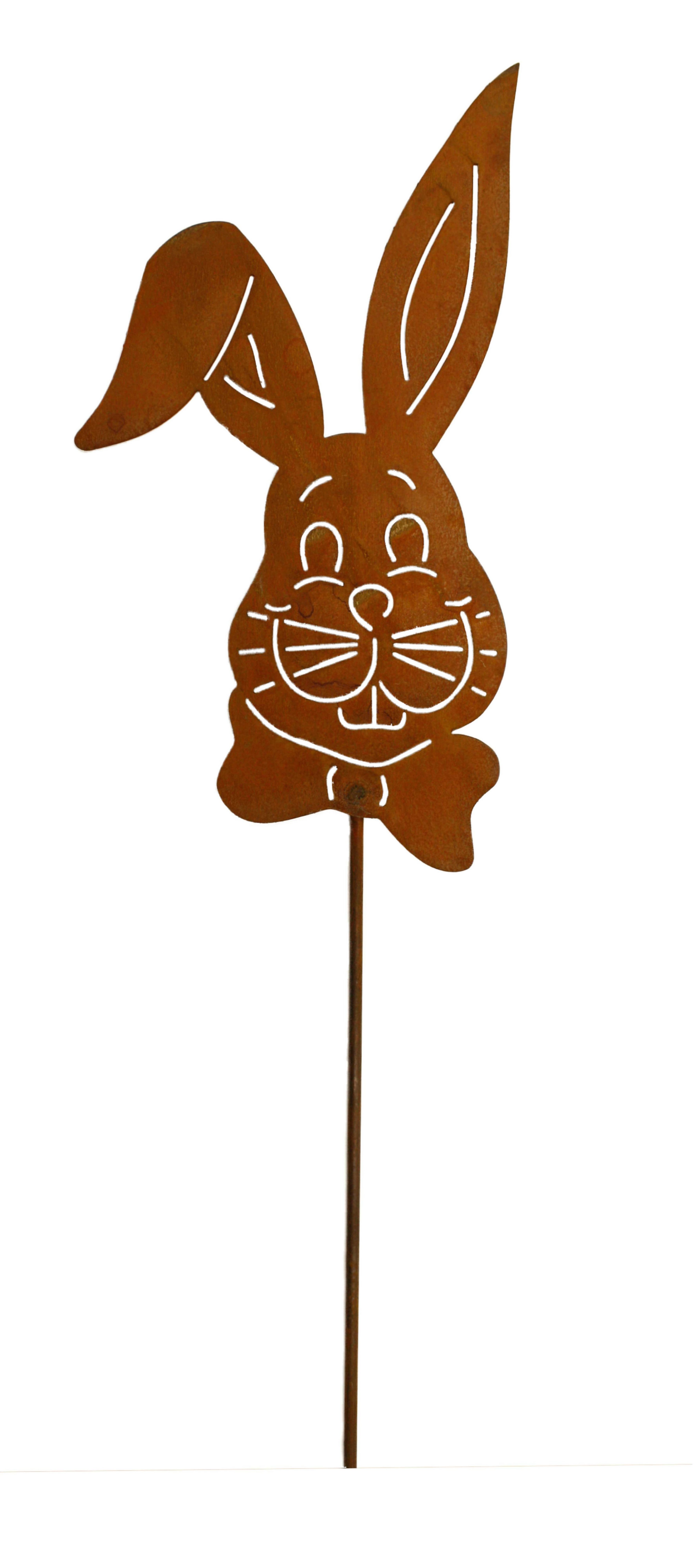 Gartenstecker Osterdeko Rost Osterhase Frühlingsdeko