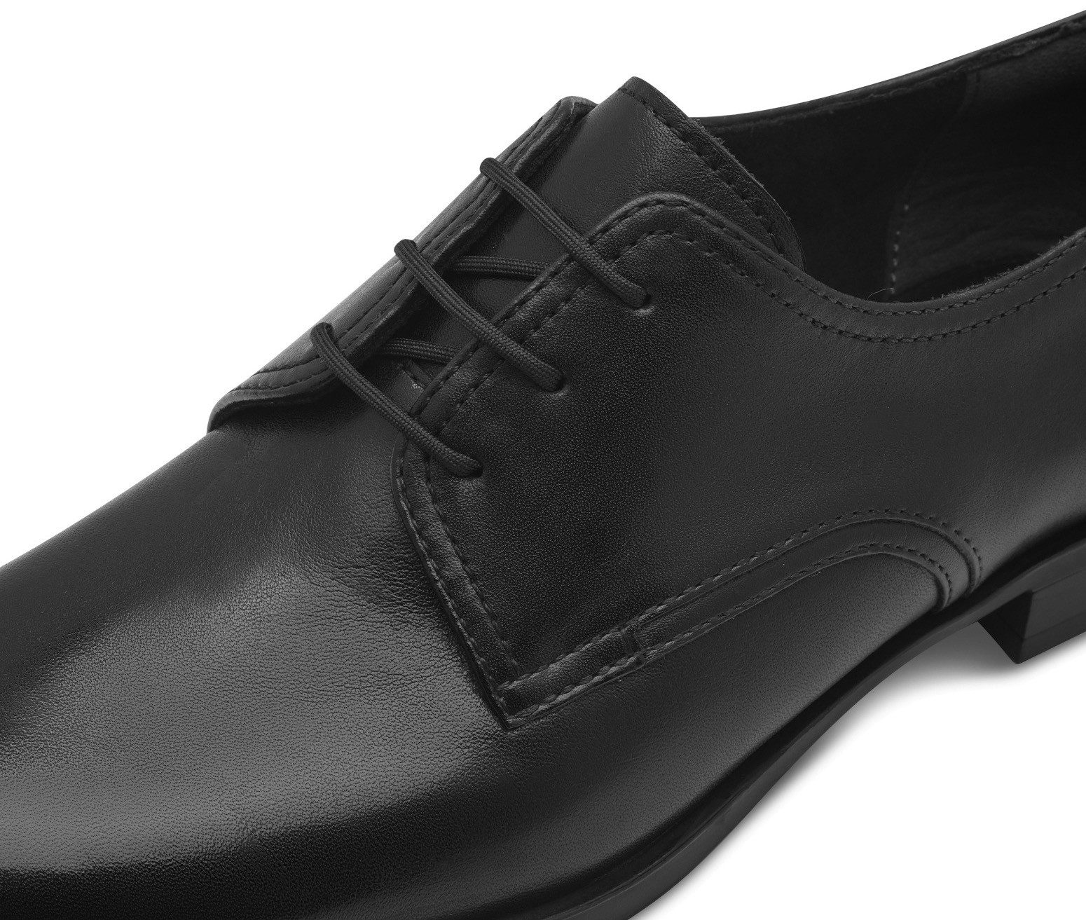 Tamaris Schnürschuh, Blockabsatz, Halbschuh, Businessschuh mit Ziernähten