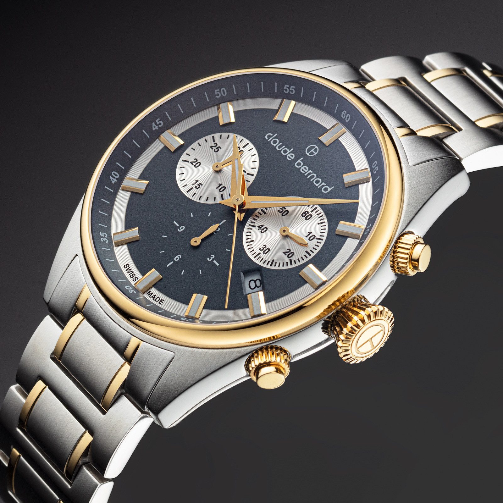 CLAUDE BERNARD Chronograph Proud Heritage Chronograph