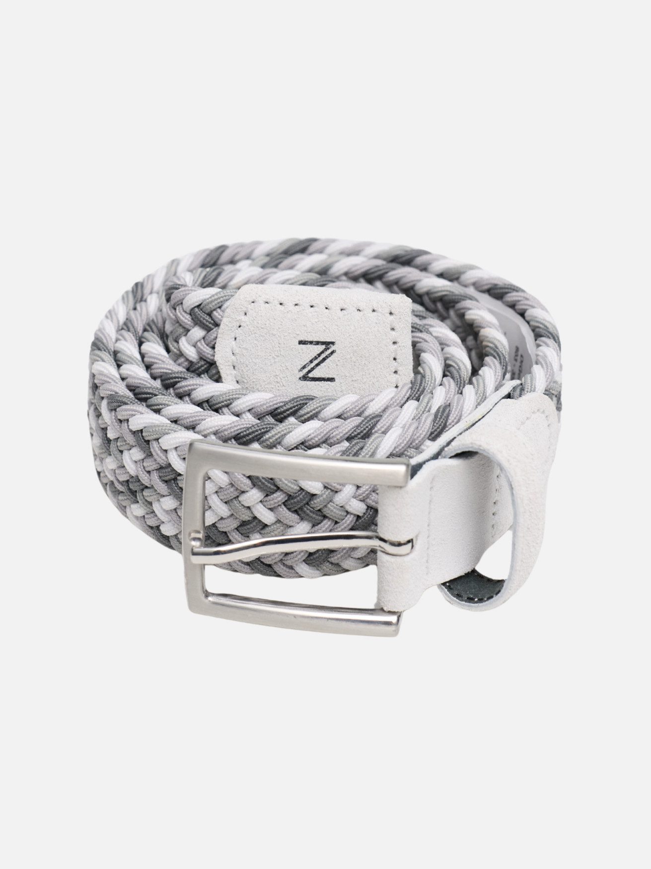 ZUITABLE Flechtgürtel Flechtgürtel DiGerd 803-350, Med. Grey