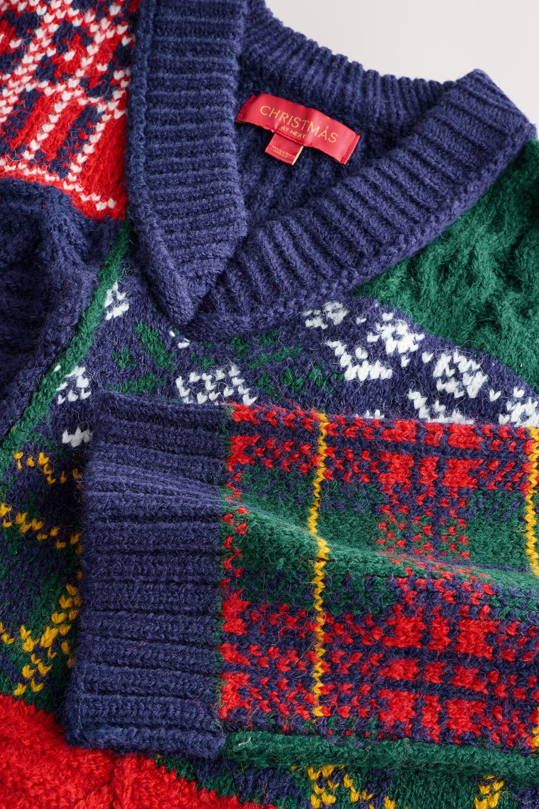 Next Strickjacke Langärmeliger Weihnachtspullover (1-tlg) günstig online kaufen