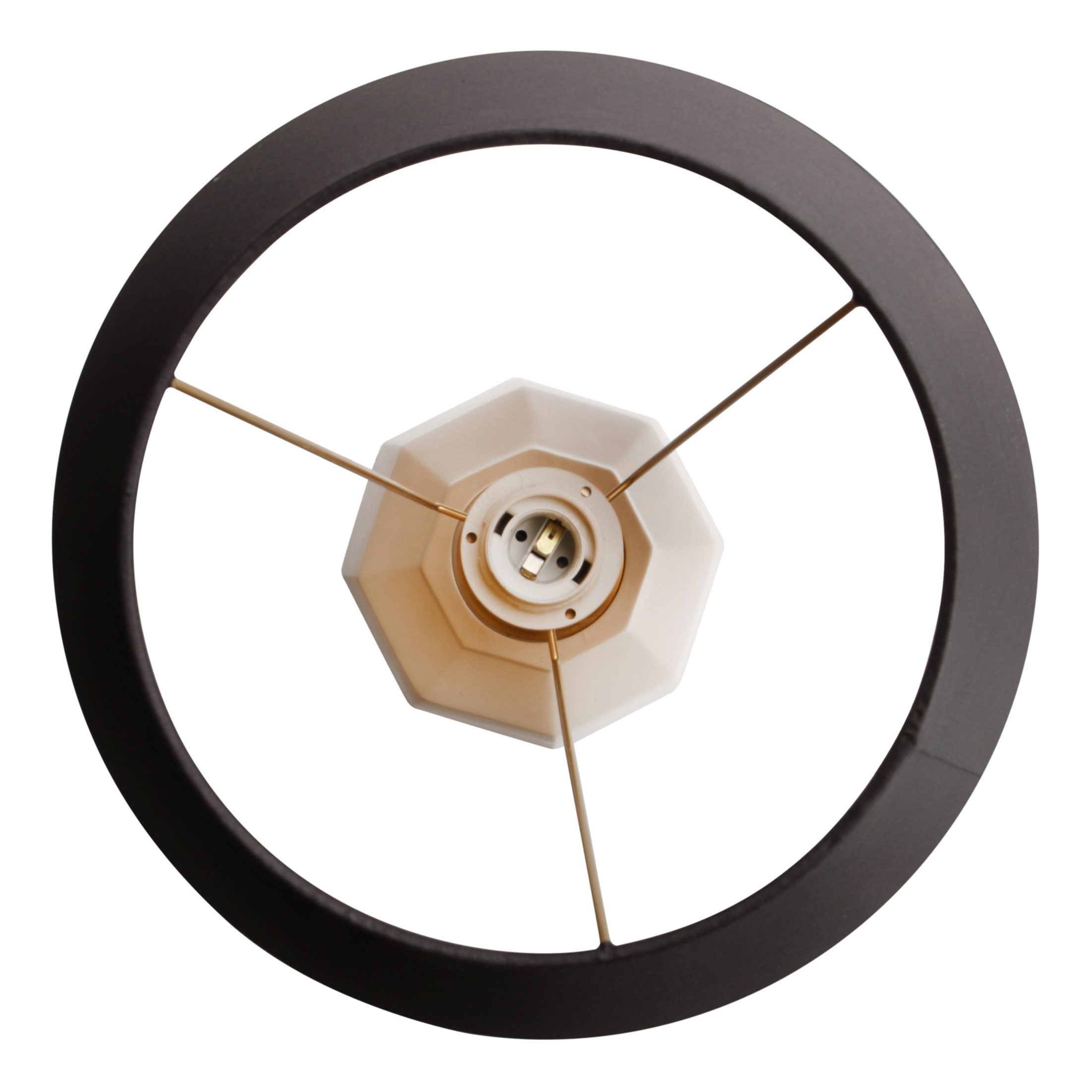 Kaiser Porzellan Lampenschirm Kaiser Polygono - schwarz Tischlampe