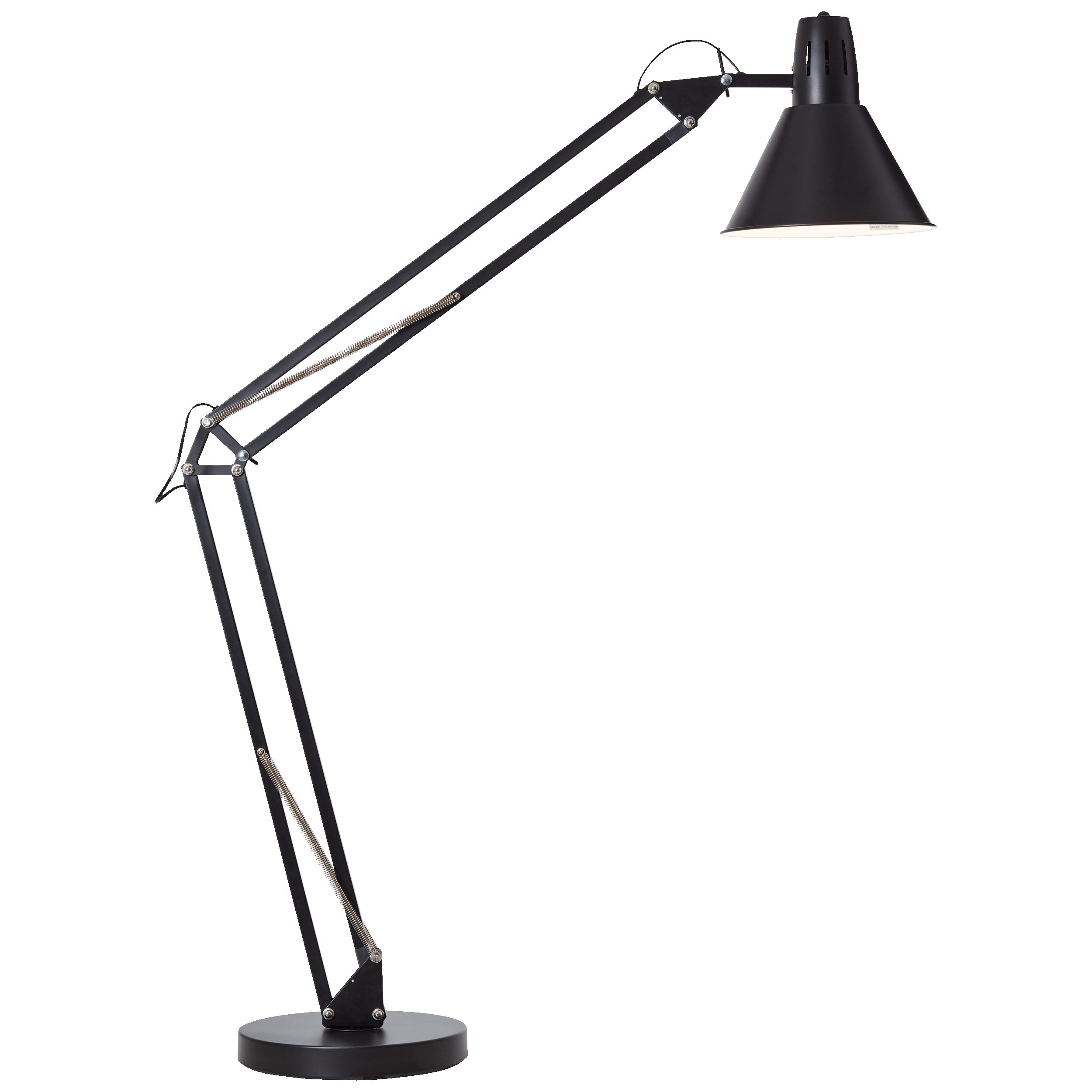 Lightbox Stehlampe, ohne Leuchtmittel, 1 flammige Stehlampe - schwenkbar - 1,8m Höhe Fußschalter & Leselicht