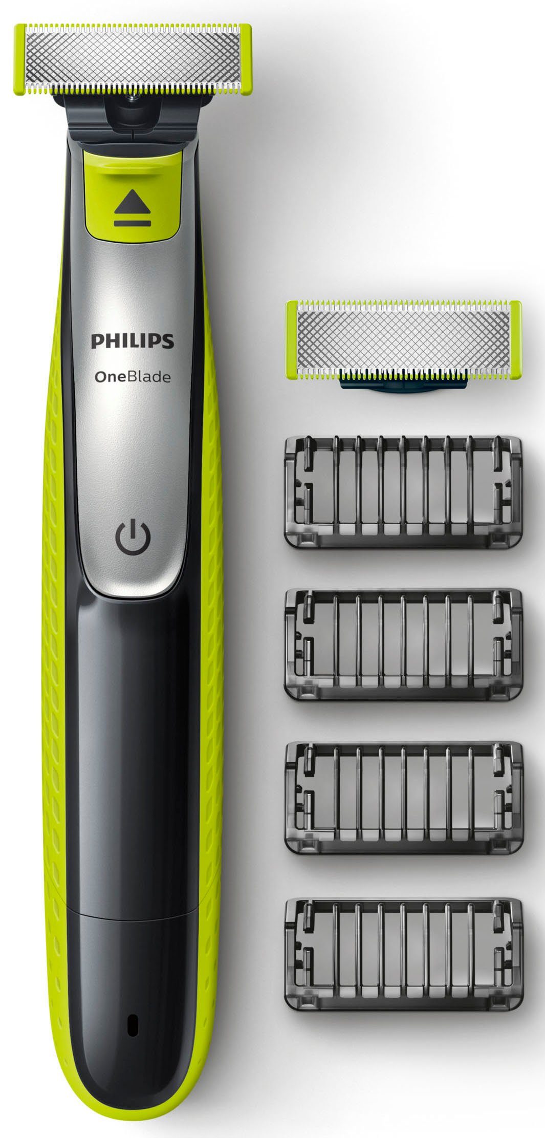 Philips Elektrorasierer OneBlade QP2530/30, Aufsätze: 4, wiederaufladbar,  nass oder trocken verwendbar