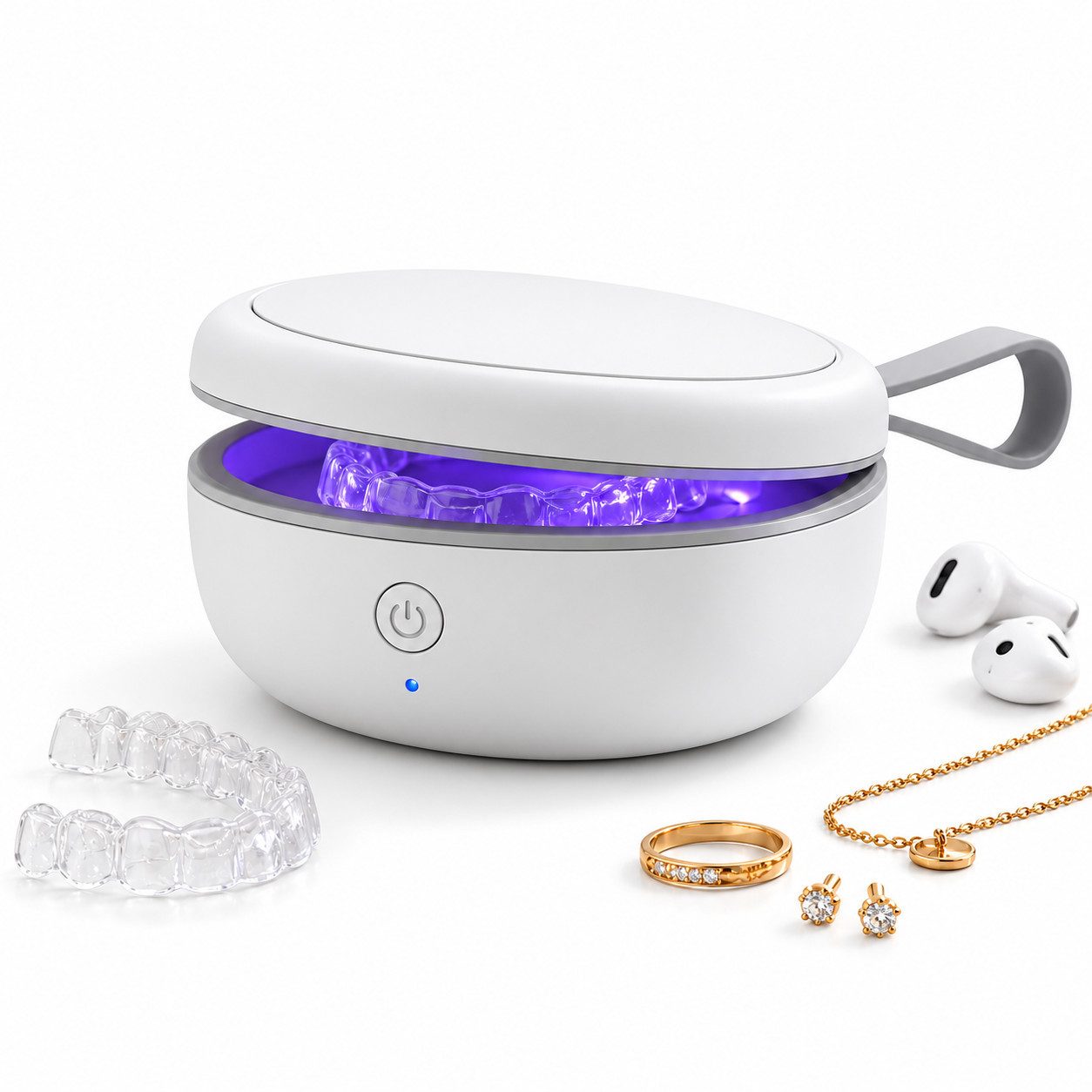 ibettertec UV-Sterilisator UVC Sterilisator,tragbarer UV Desinfektionsgerät mit 4 UVC LEDs, 99,9% Keimreduktion in 3 Min,USB-C, für Kinder,Jugendliche,Senioren