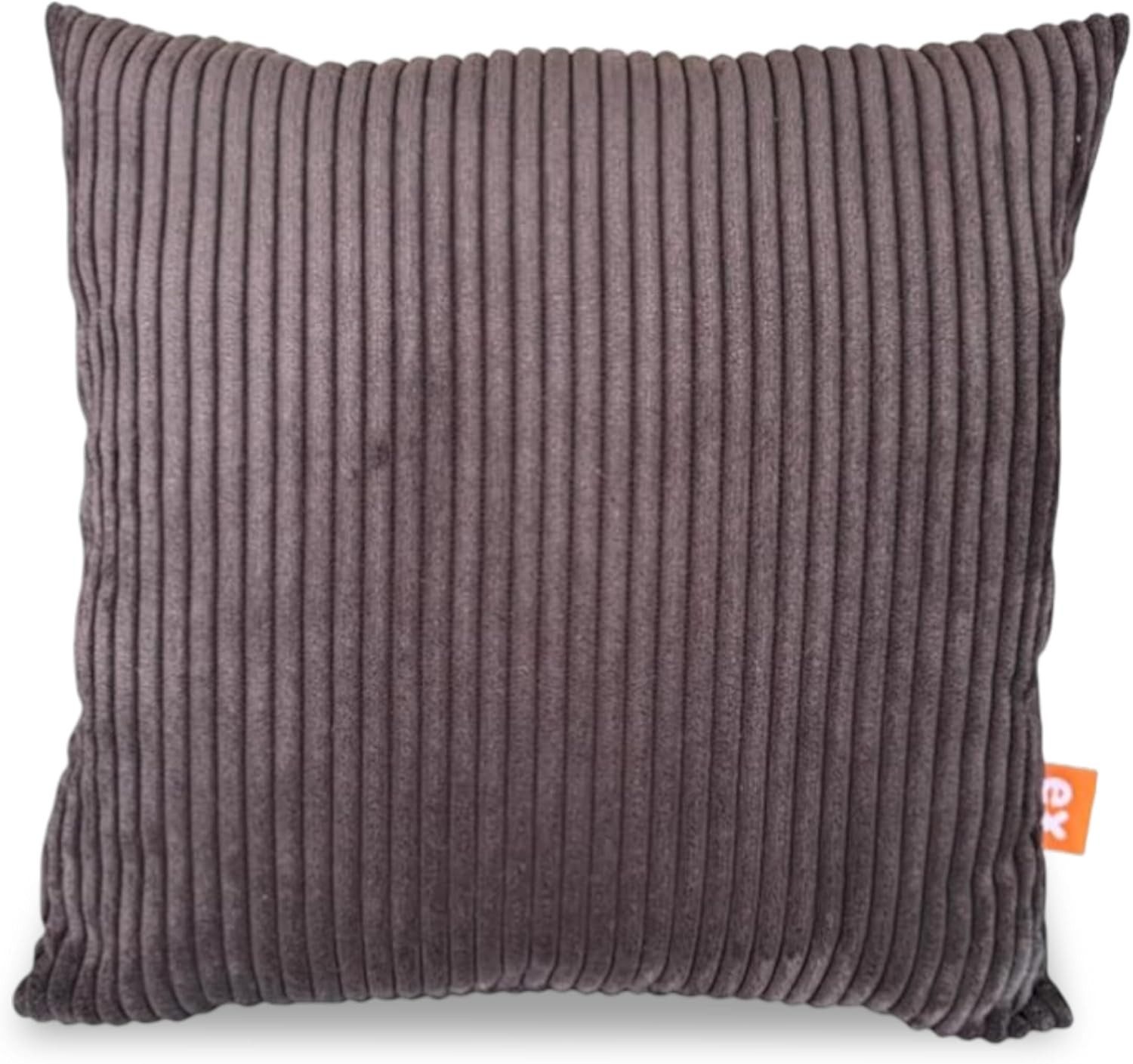 Best for Home Dekokissen Weiches Cord-Kissen – Stilvoll & Bequem, Organische Baumwolle