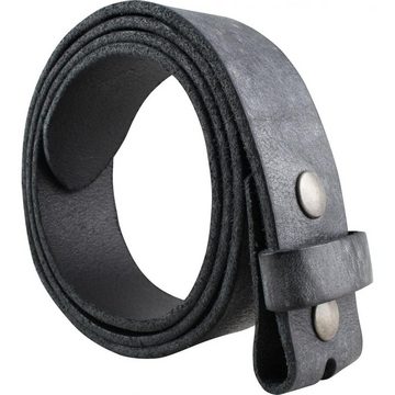 BELTINGER Ledergürtel Wechselgürtel aus weichem Vollrindleder Used-Look 4 cm - Druckknopf-Gü