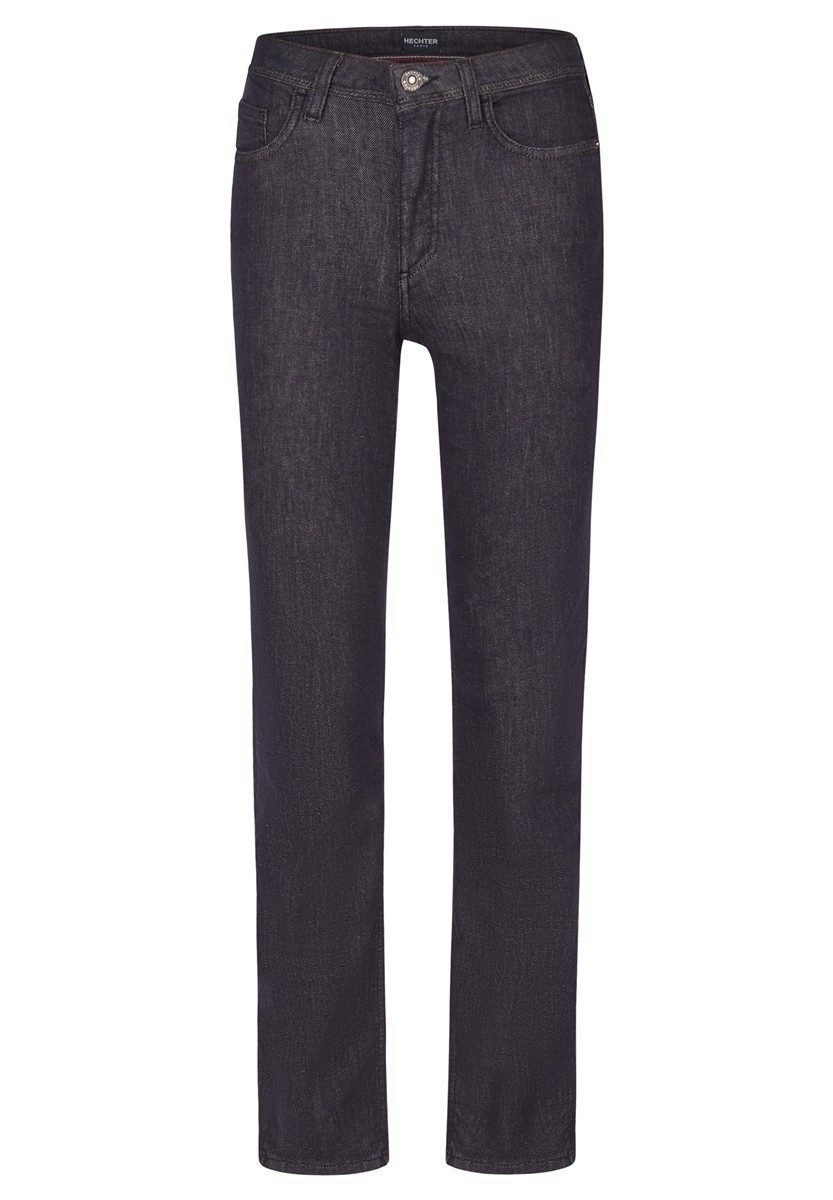 HECHTER PARIS Straight-Jeans HECHTER Paris CASUAL Damen-Business-Jeans Straight-Fit Marine