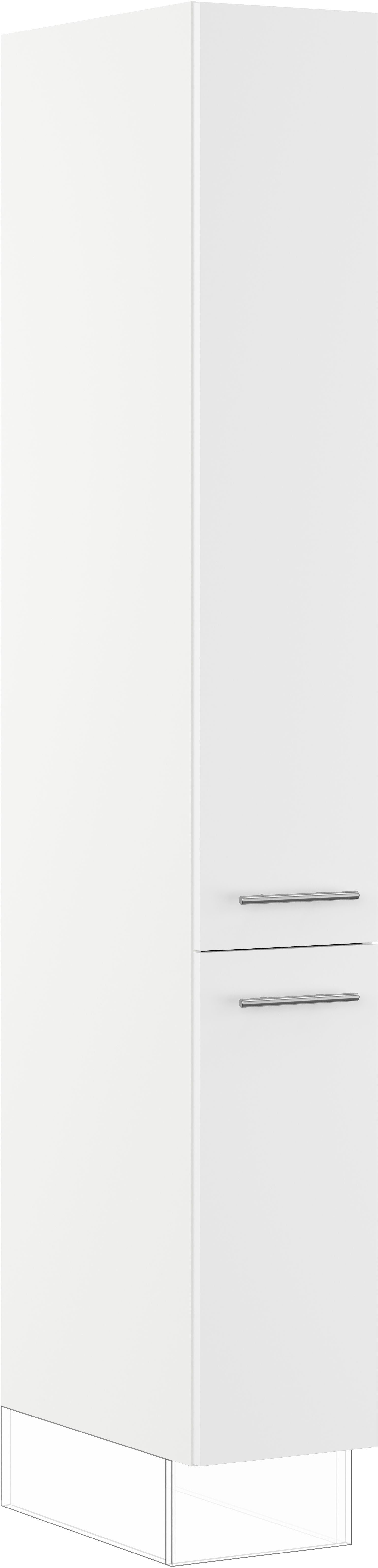 IMPULS KÜCHEN Seitenschrank "Valencia", Breite/Höhe: 30/205,1 cm vormontiert, mit Drehtüren, mit verstellbaren Fachböden