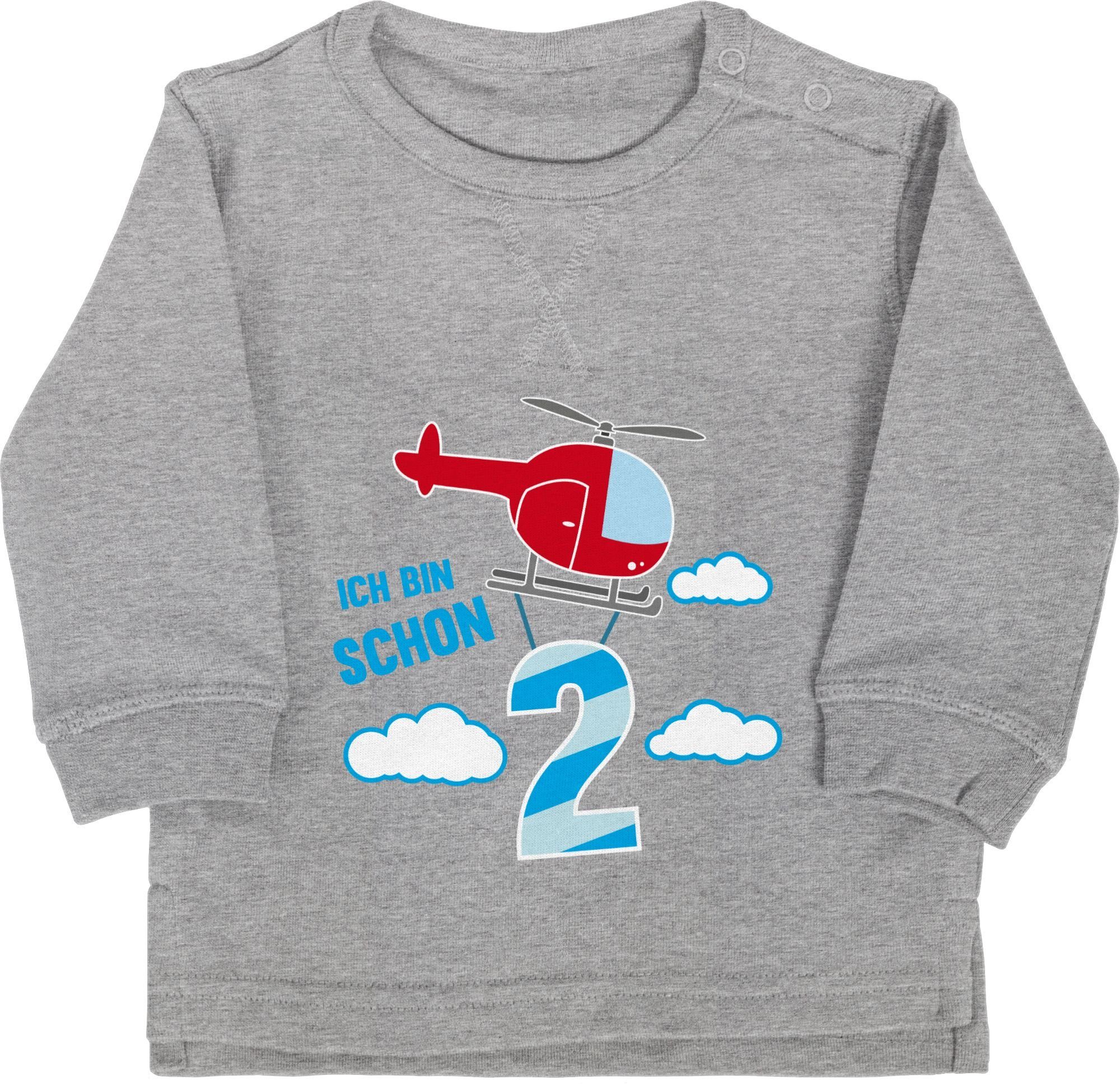 Sweatshirt Ich bin schon zwei Hubschrauber