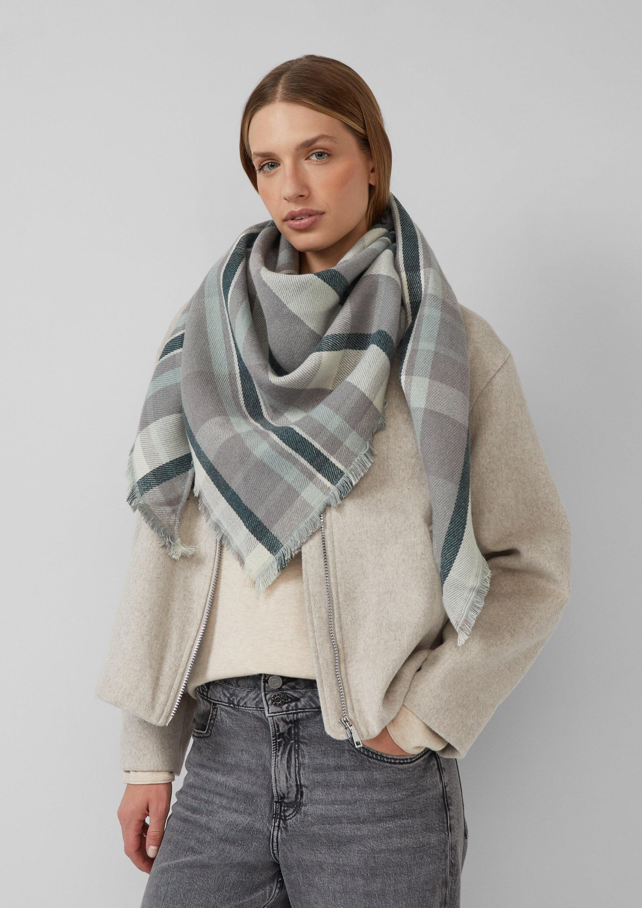 s.Oliver Schal Schal, Dreieckstuch mit All-over-Print