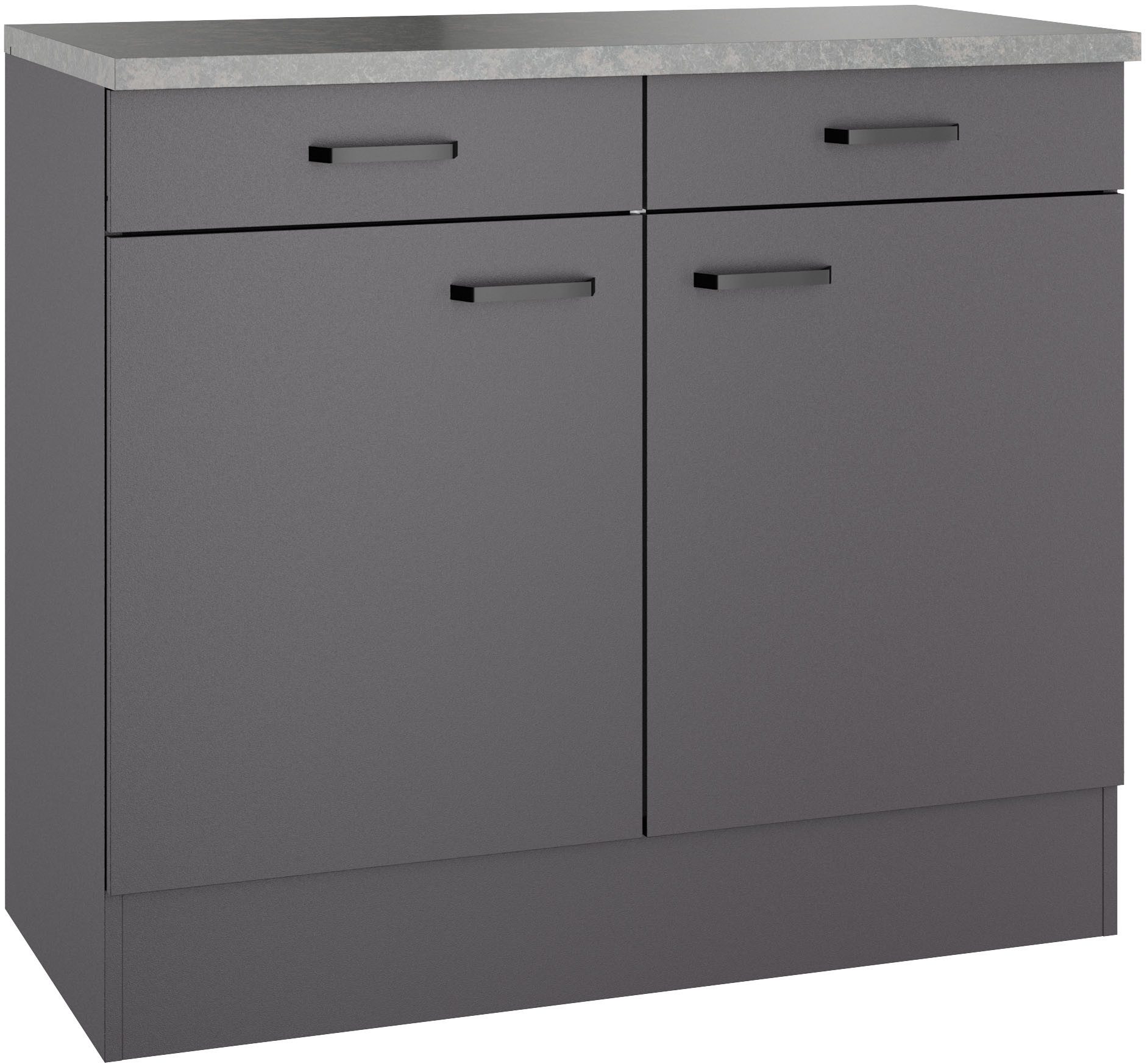 OPTIFIT Unterschrank OPTImulti Breite 100 cm, Tiefe 50 cm, mit 2 Türen, 2 S günstig online kaufen