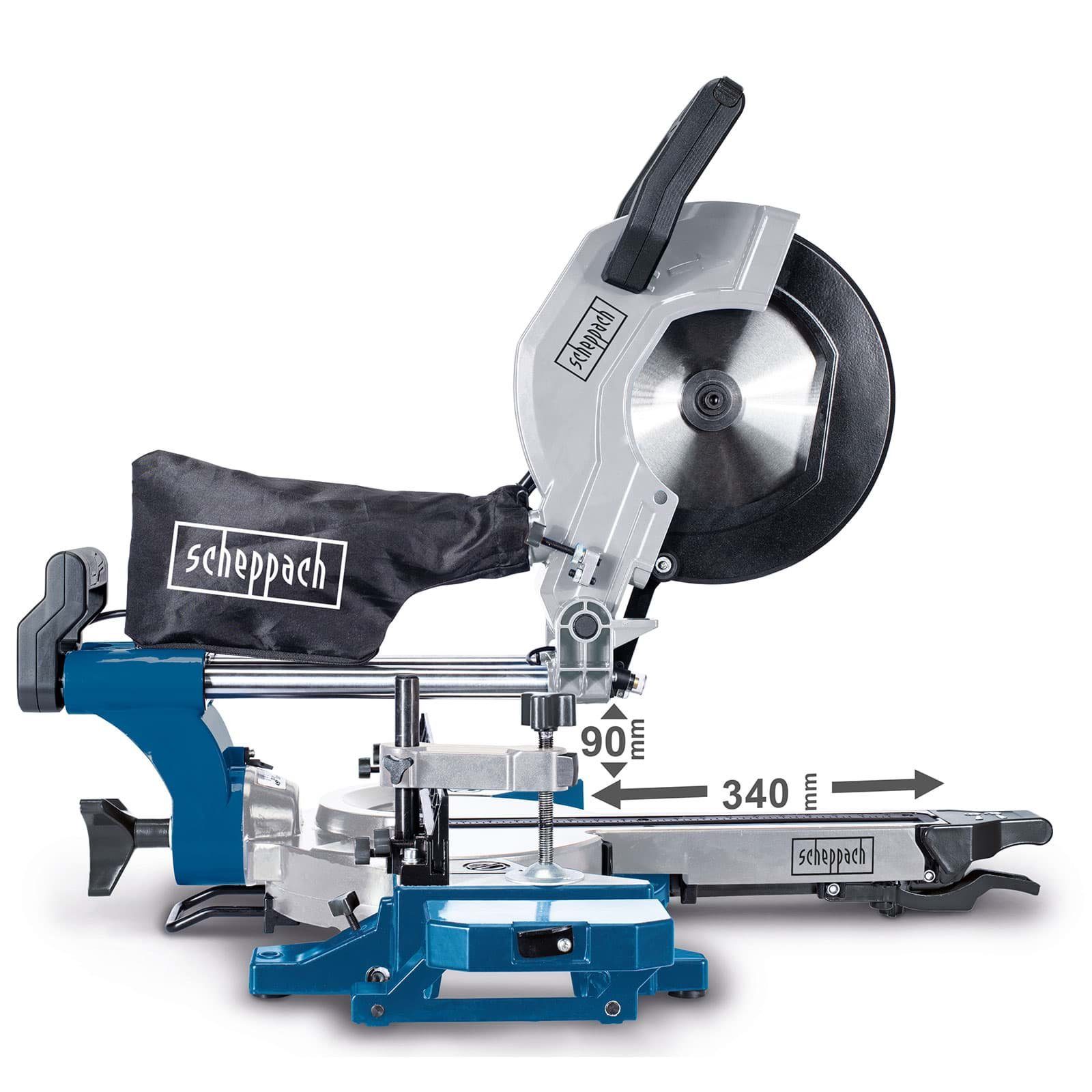 Scheppach Zug- und Kappsäge Scheppach HM110MP Zugsäge Kappsäge Gehrungssäge mit Laser + Softstart