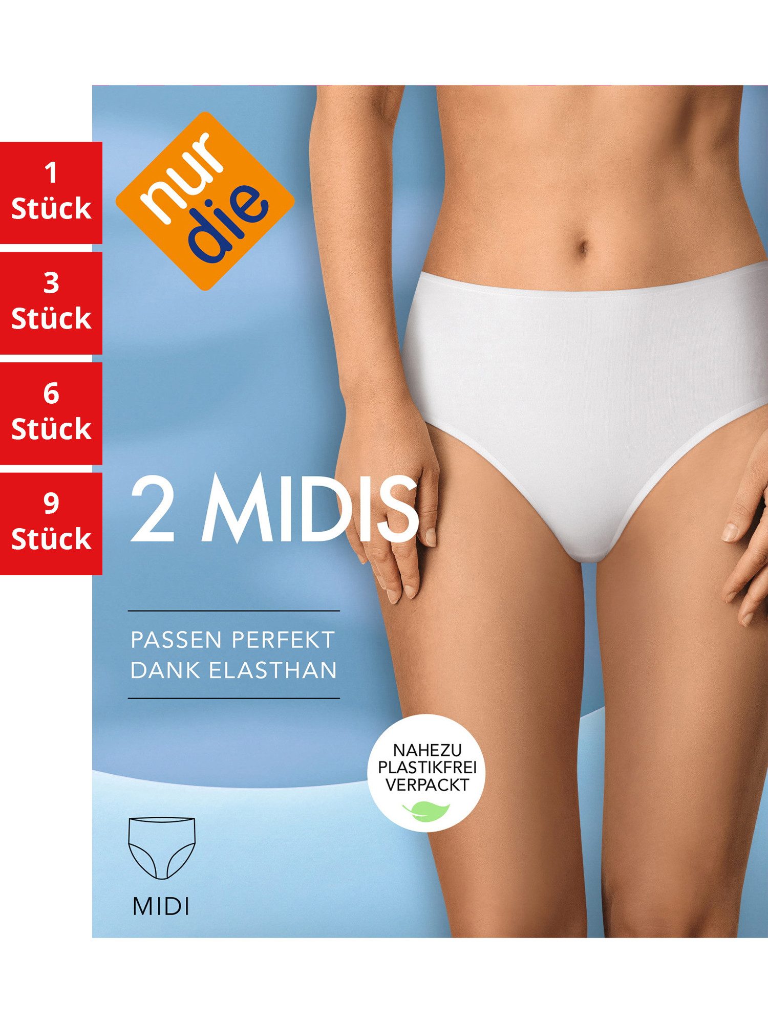 Midislip 2er-Pack Basic