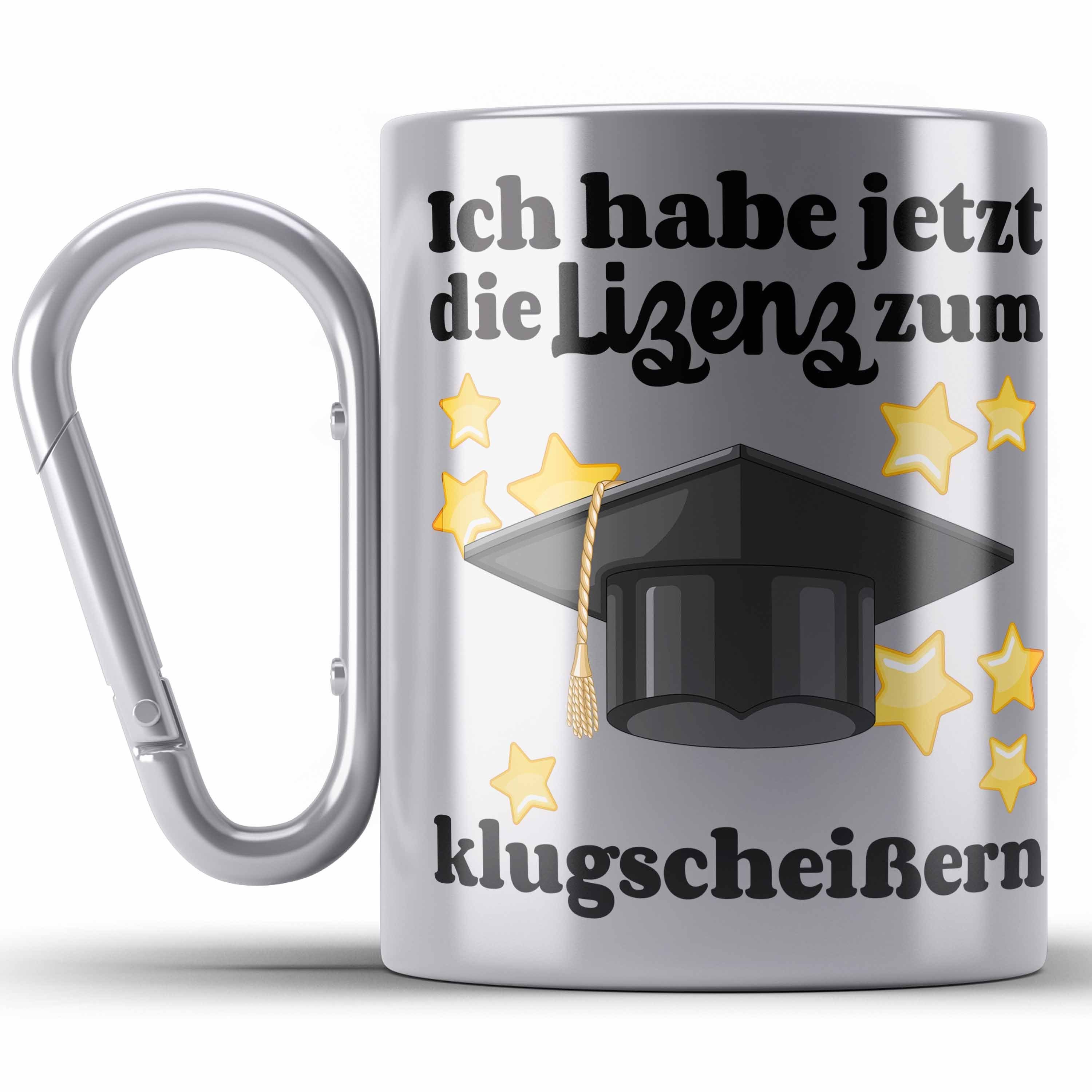 Trendation Thermotasse Bachelor Geschenk Abschluss Edelstahl Tasse Spruch Master Abitur Abi G