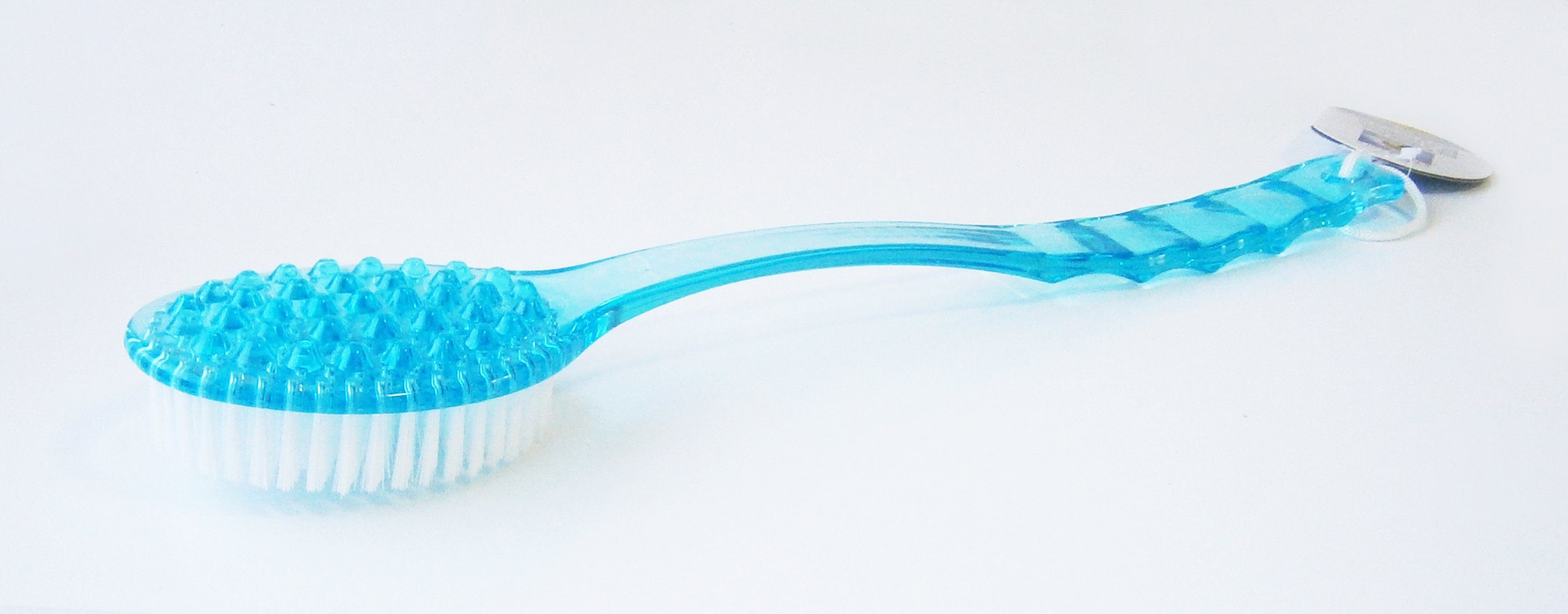 Lifetime Badebürste BADEBÜRSTE MASSAGEBÜRSTE 35cm Körperbürste 26 (Blau), Saunabürste Rückenbürste