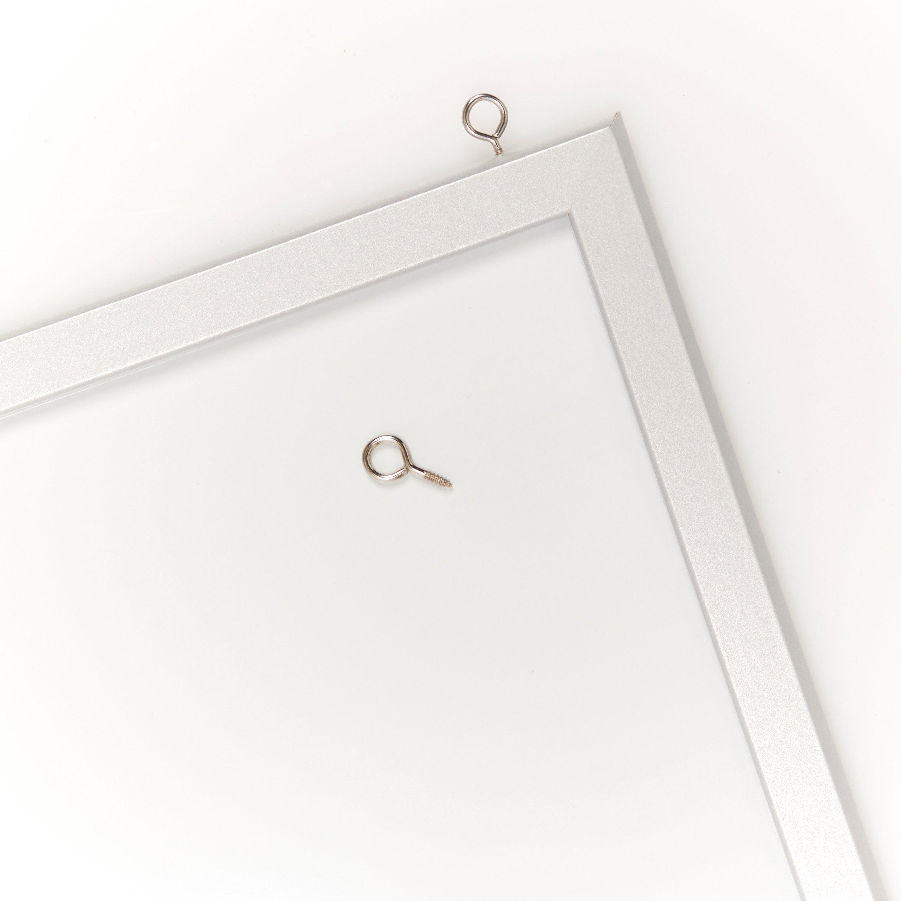 Zeller Present Magnet -/Schreibtafel, alugrau, MDF/magnetisches Feinblech, grau, 40 x 60 cm