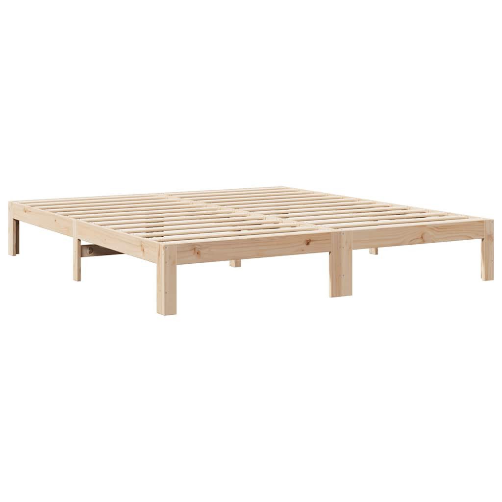 vidaXL Bett Massivholzbett ohne Matratze 160x200 günstig online kaufen