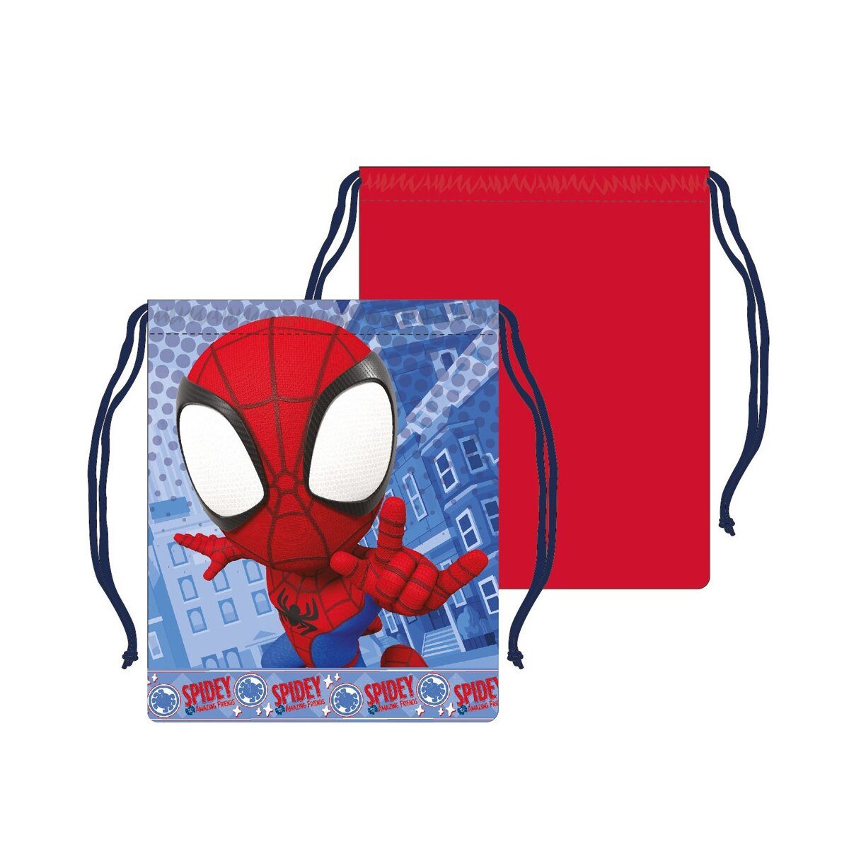 Spiderman Turnbeutel Spiderman Lunch-Tasche 26,5cm Kinder Brottasche Marvel (1-tlg)