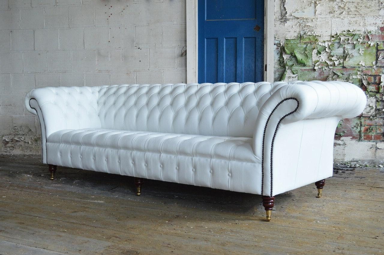 Xlmoebel Chesterfield-Sofa Traditionelles Chesterfield-Sofa 4 Personen günstig online kaufen