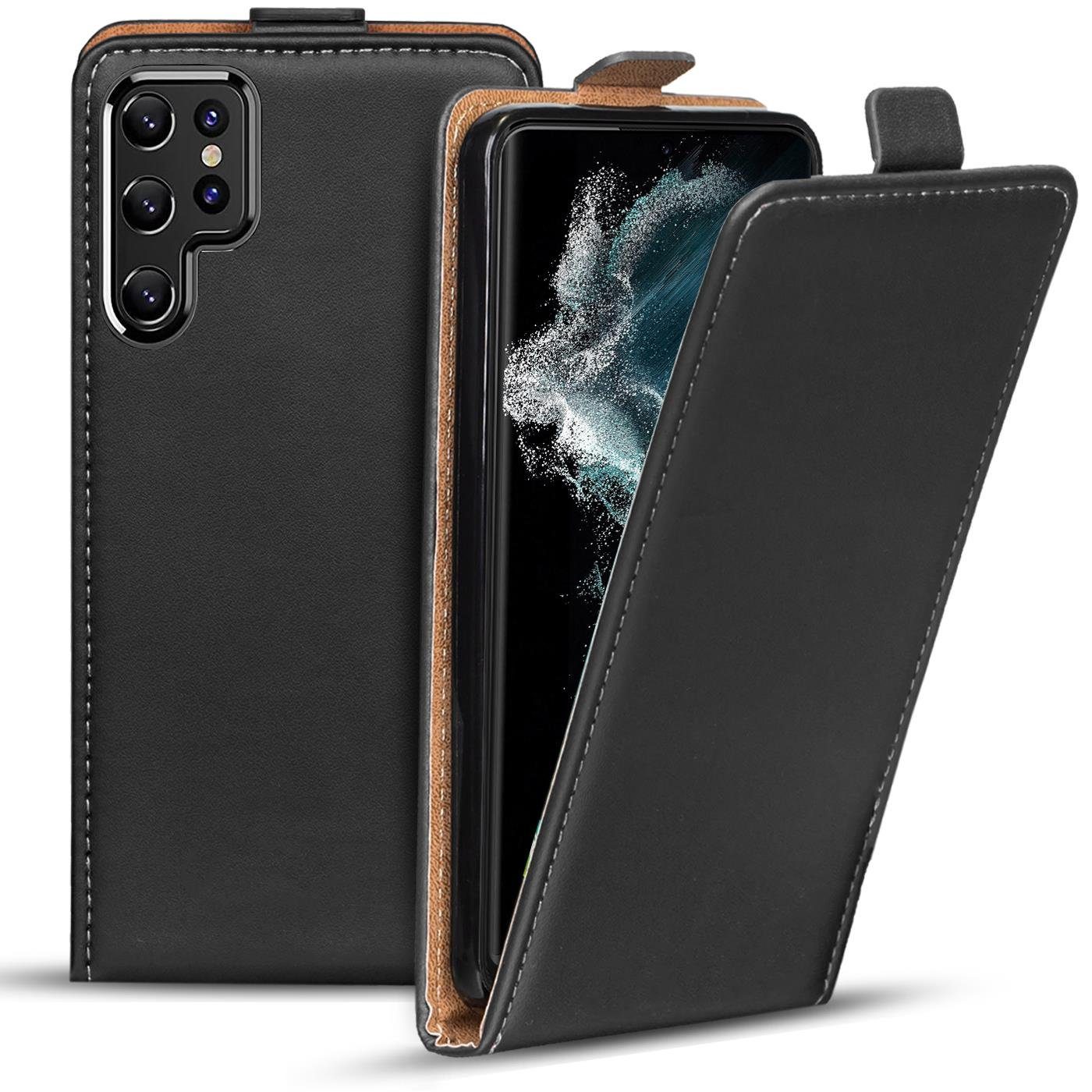 CoolGadget Handyhülle Flip Case Handyhülle für Samsung Galaxy S22 Ultra 6,8 Zoll, Hülle Klapphülle Schutzhülle Flipstyle Cover Tasche