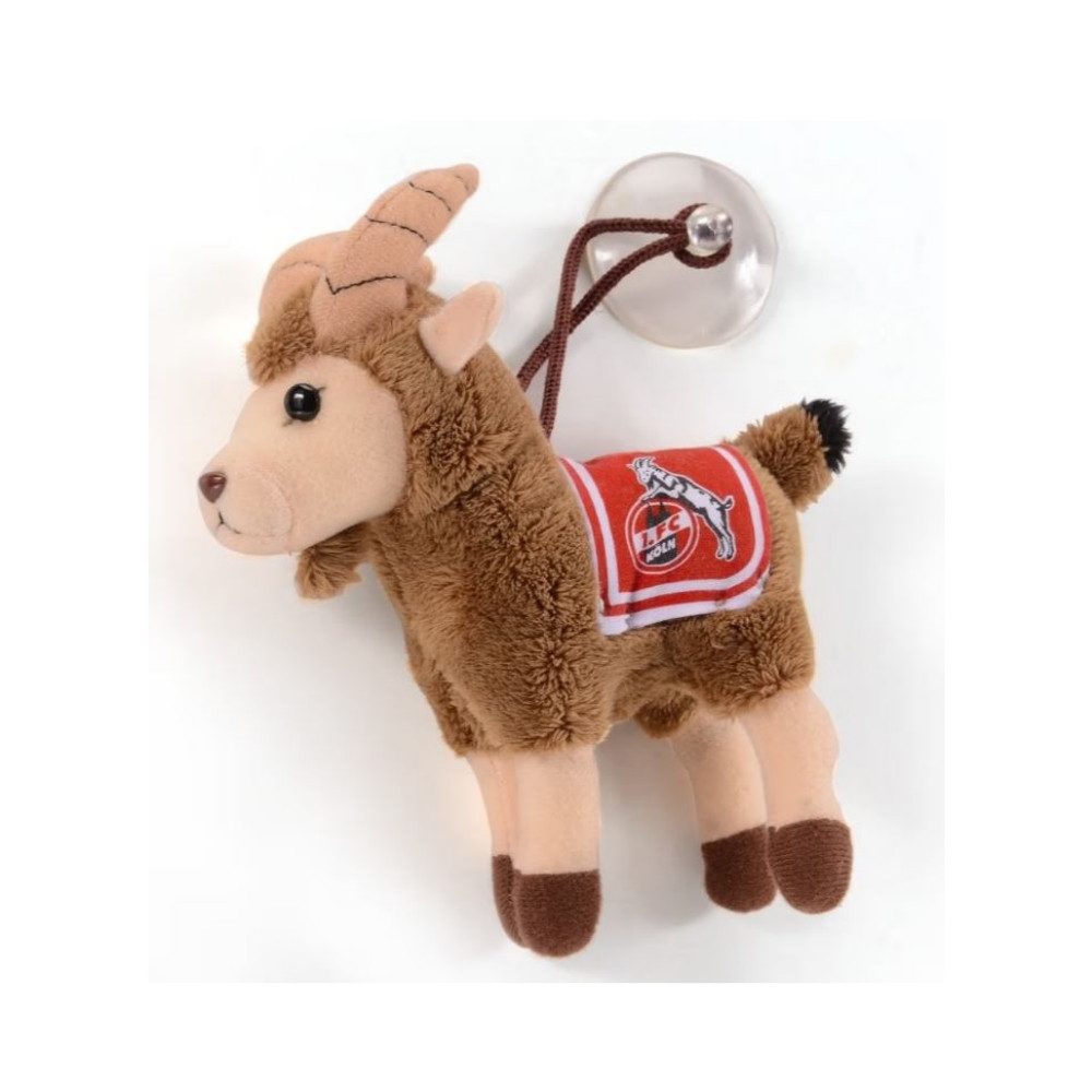 VertriebsArena GmbH Plüschfigur 1. FC Köln Plüsch-Hennes + Saugnapf Grüner Hennes