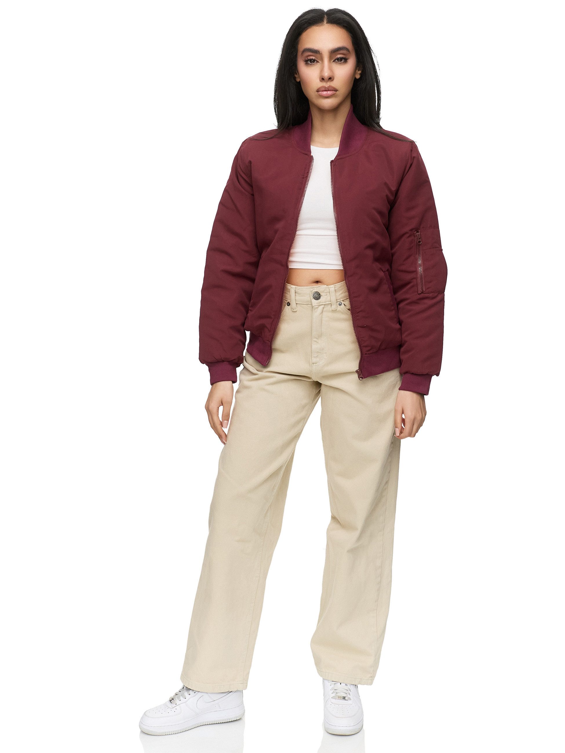 Worldclassca Bomberjacke Worldclassca Bomber Jacke mit Wild Spirit Print Übergangs Freizeit