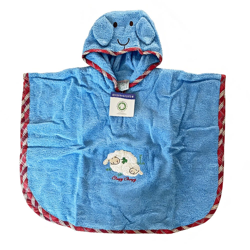 Morgenstern Kapuzenhandtuch Morgenstern Kinder Badeponcho aus 100 % Baumwolle