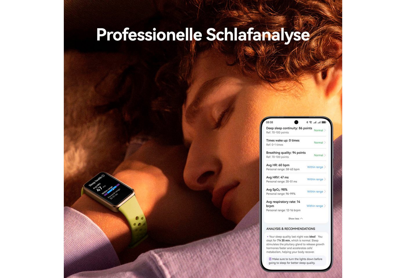 Huawei Fitness-Tracker Band 10 grün