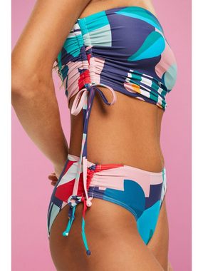 Esprit Bandeau-Bikini-Top Bandeau-Bikinitop mit mehrfarbigem Print