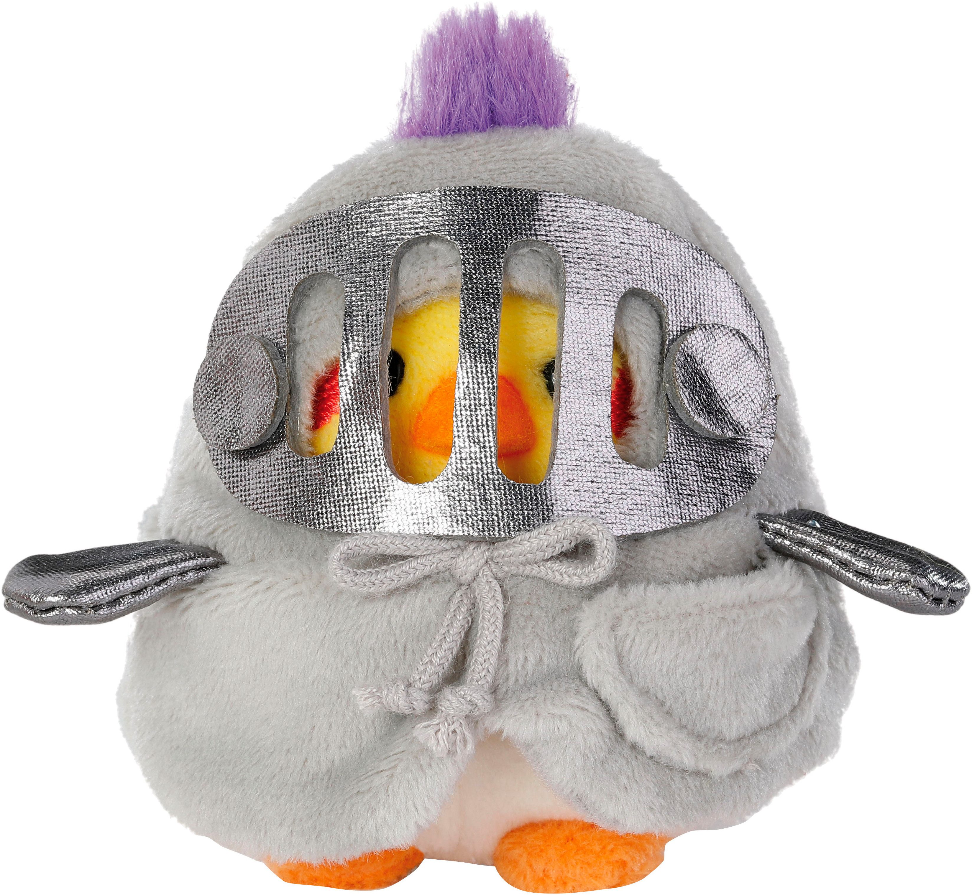 Nici Kuscheltier mymochi, Sittich Chipsy 8 cm mit Steckenpferd und Ritterkostüm (Set), in Geschenkbox