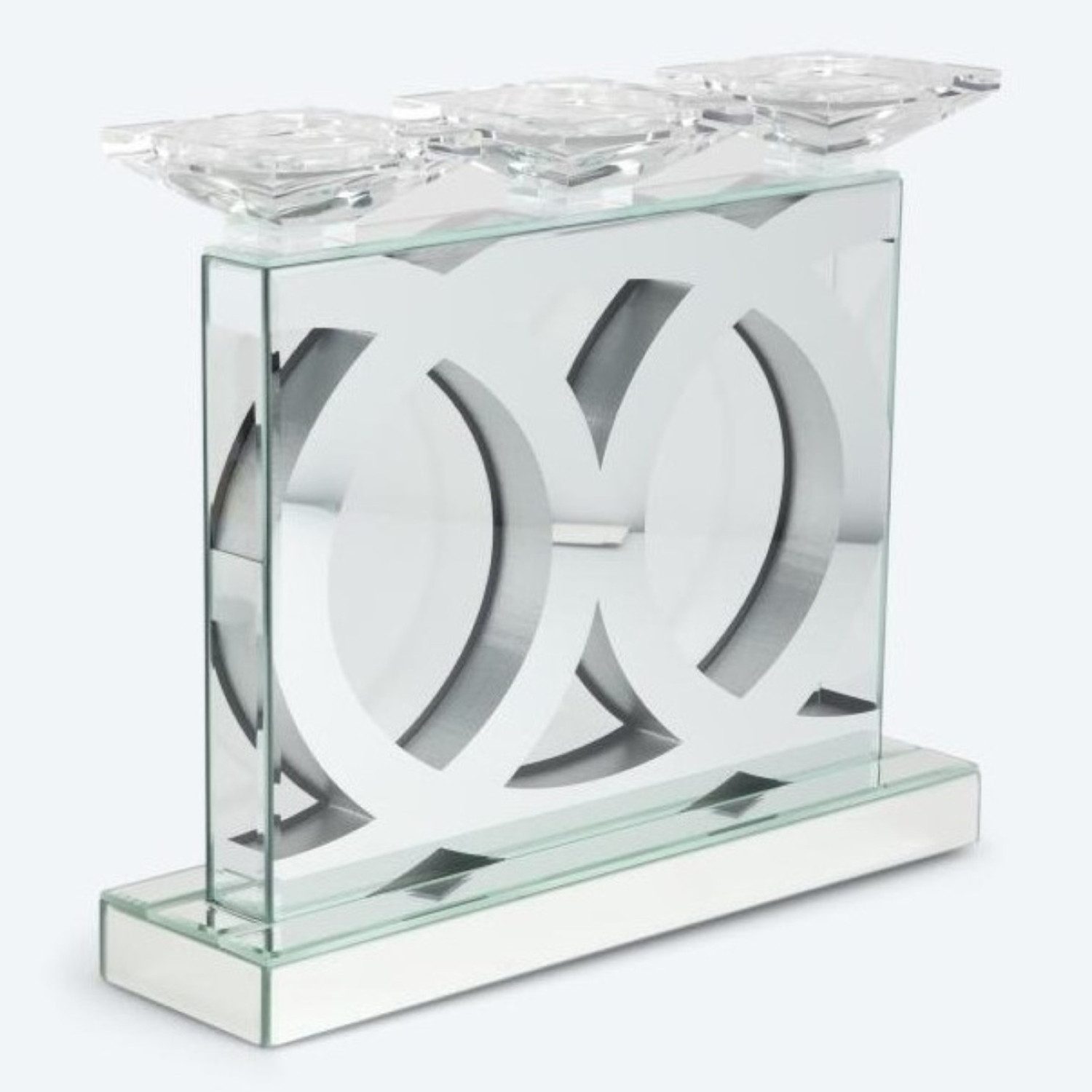 Online-Fuchs Kerzenhalter - Moderner imposanter XL Kerzenständer aus Glas f günstig online kaufen