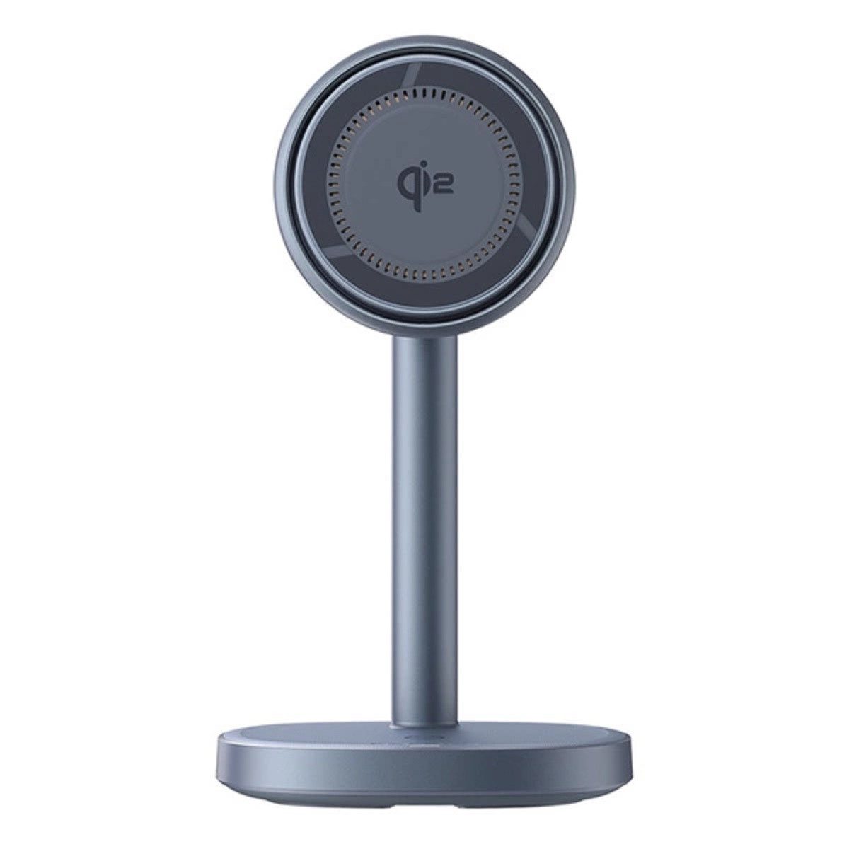Baseus MagSafe Qi2 20W 2 in 1 Induktives Ladegerät mit Kühlung - Grau Wireless Charger