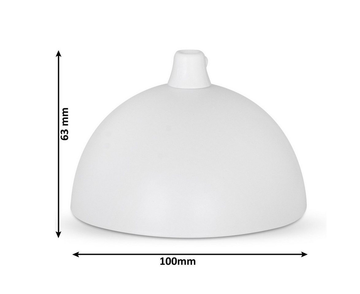 Thumbnail - Lightstock Lampen-Verteiler Lampen Baldachin Halbrund, inkl. Klemmnippel für Befestigung am Kabel, Befestigung am Kabel ...