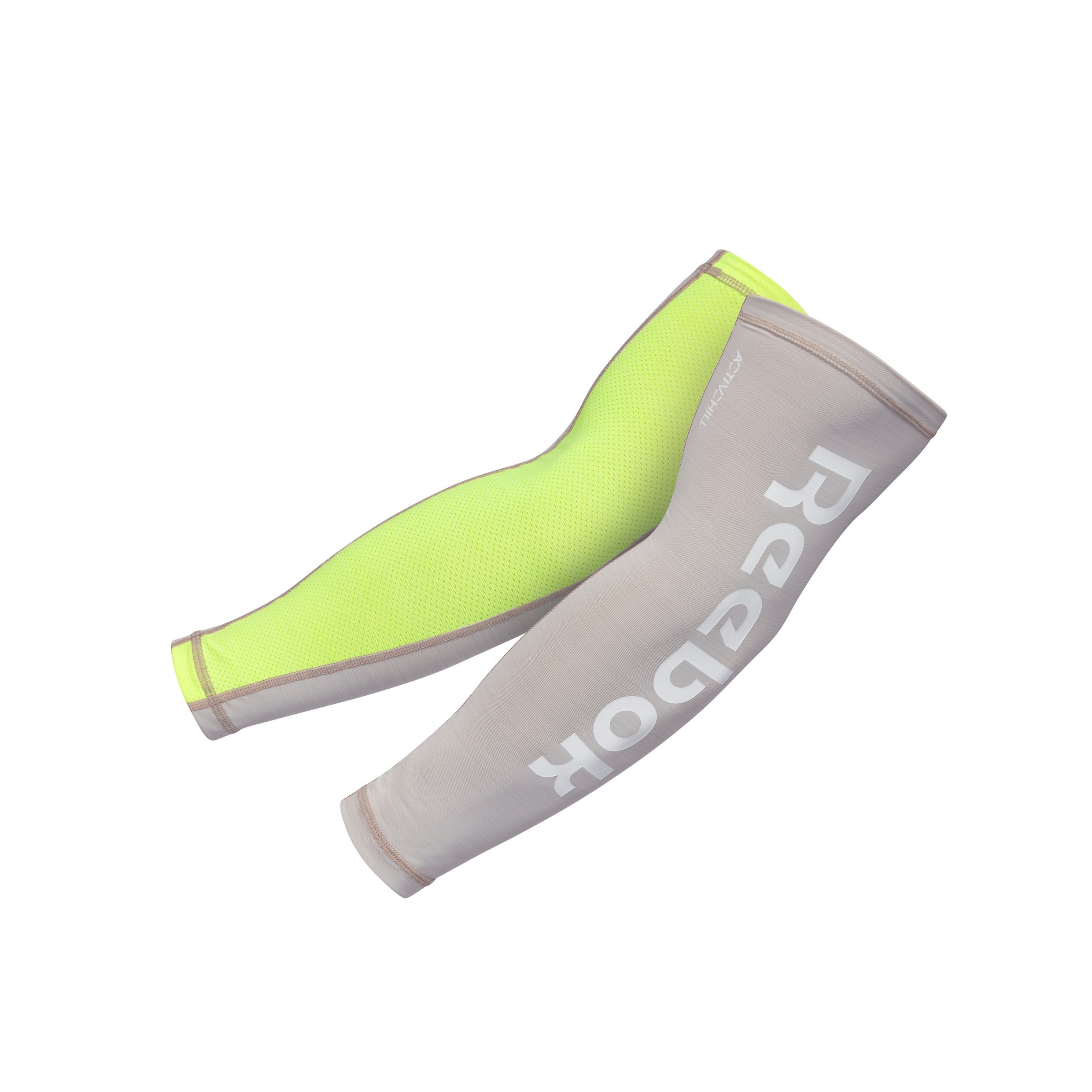 Reebok Armbandage ACTIVCHILL Arm Sleeves, Grau, Hilft bei der Temperaturregulierung für weniger Reizungen