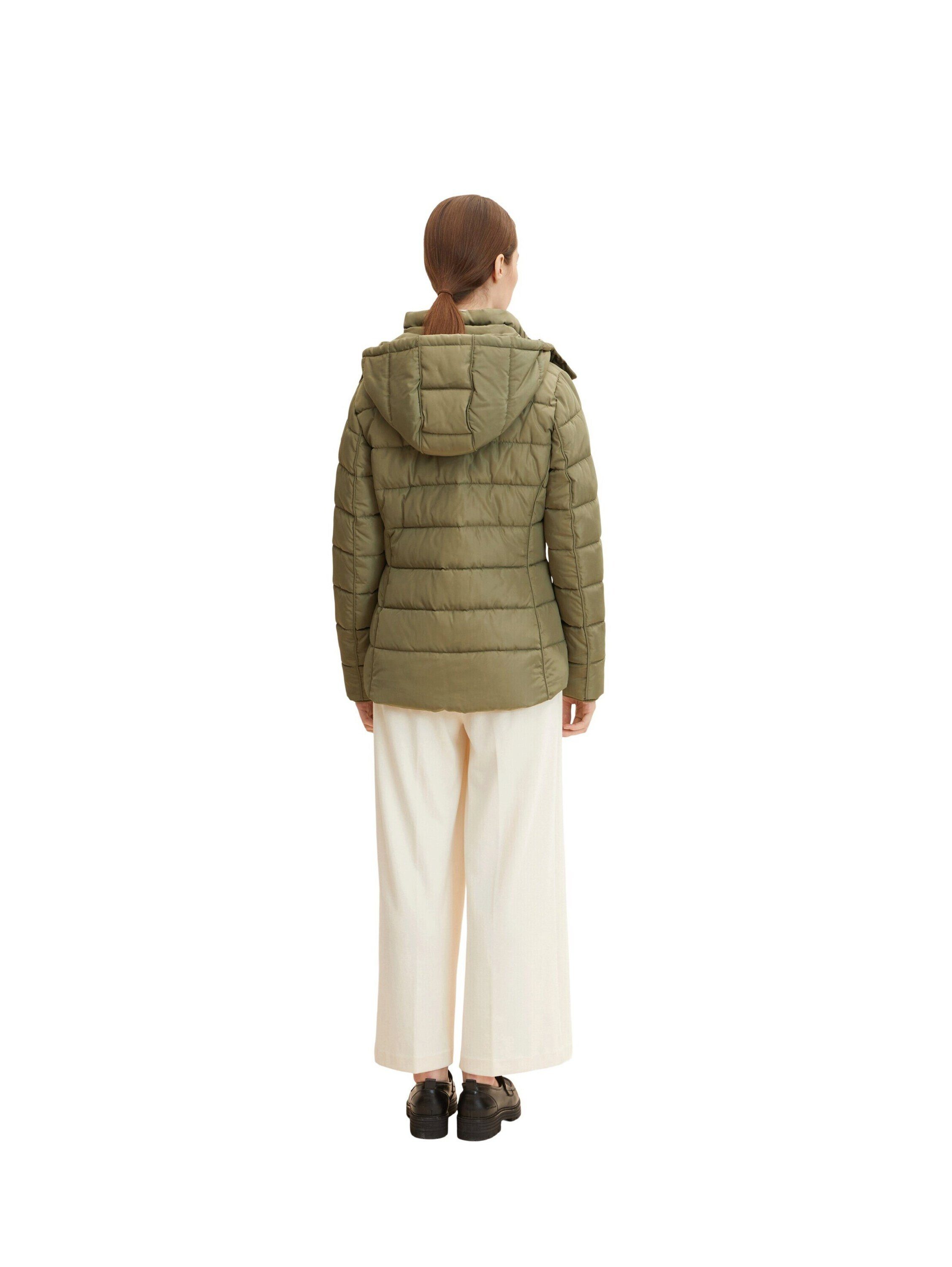 TOM (1-St) TAILOR moss green Winterjacke tree