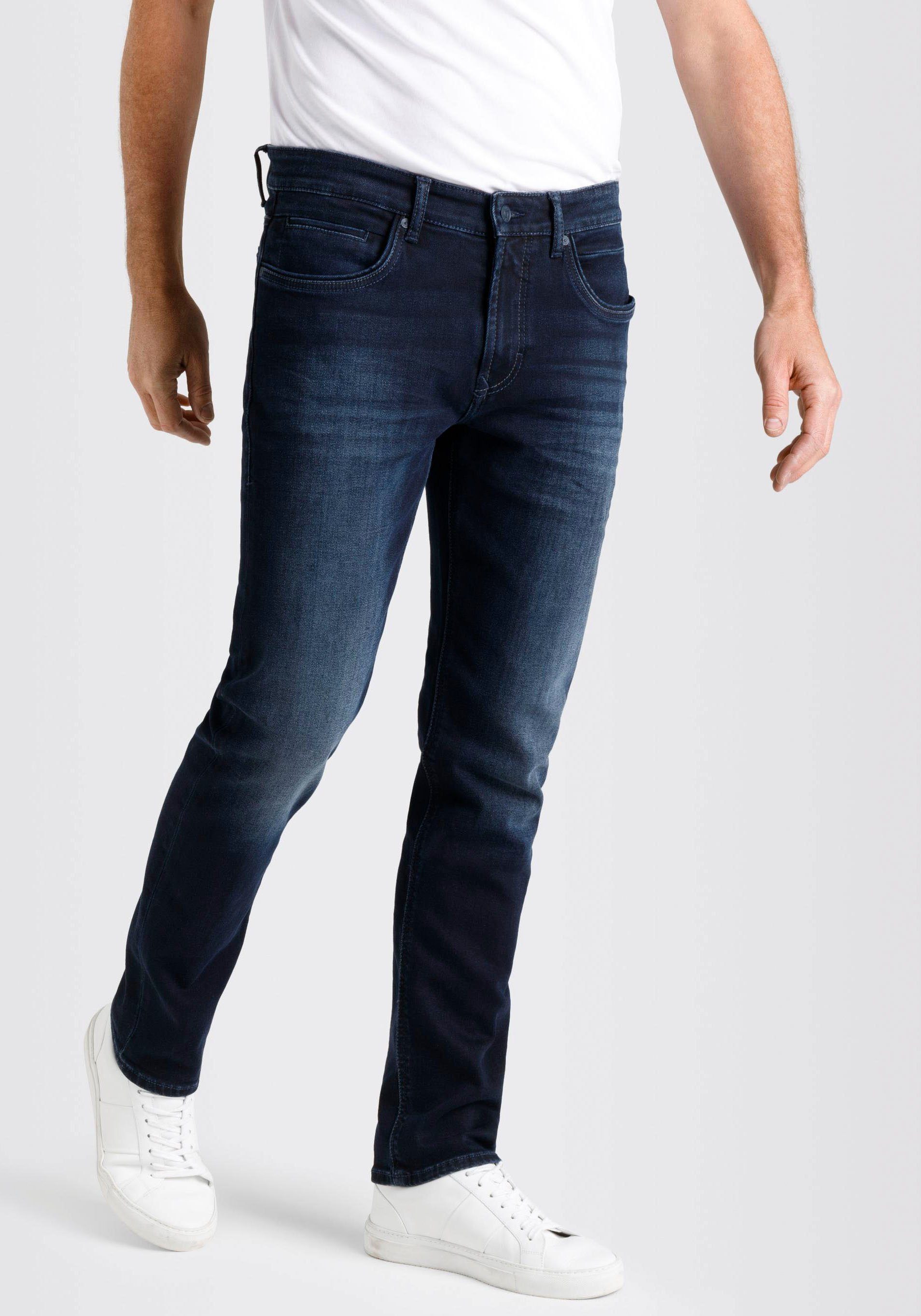 Pipe Arne blue-black Straight-Jeans MAC