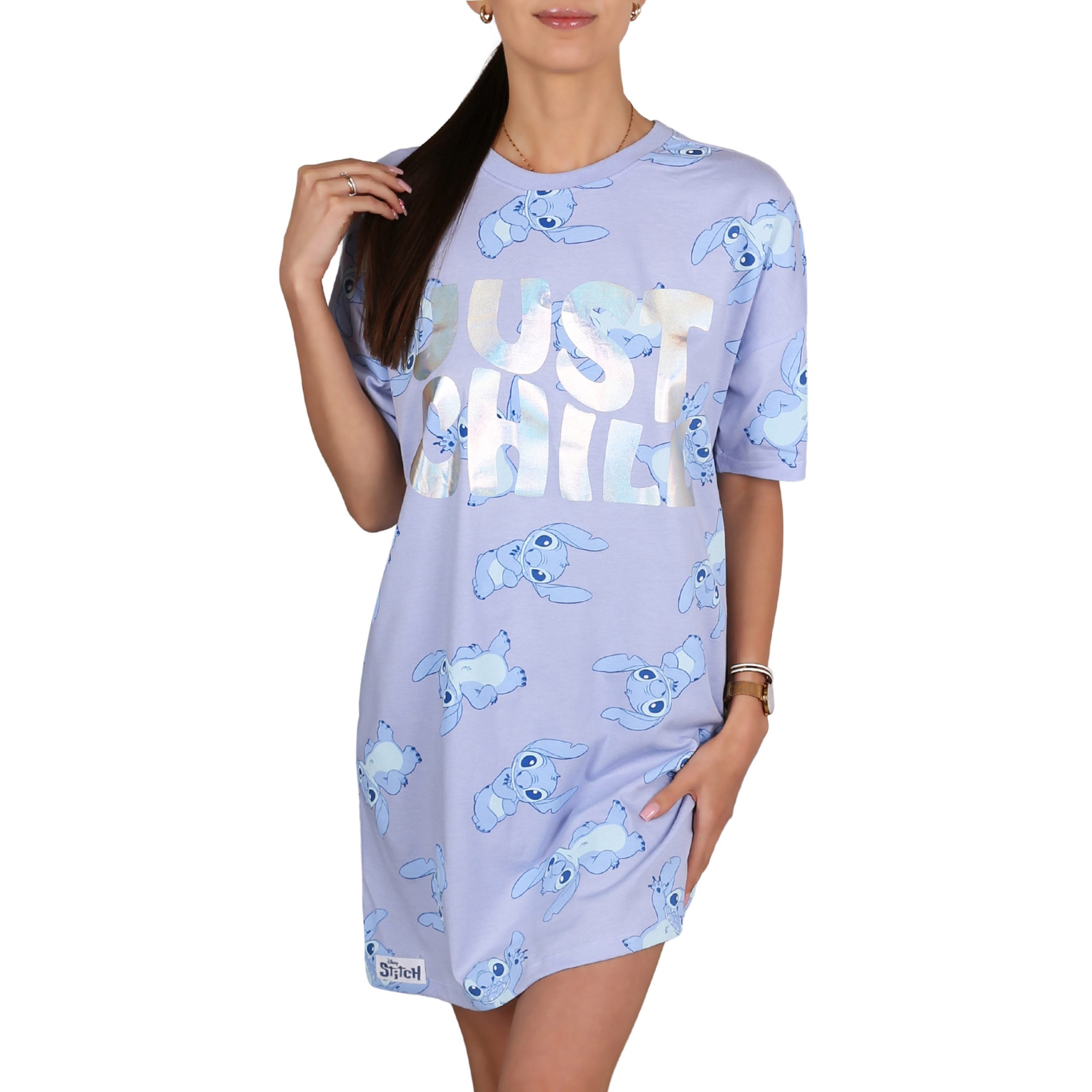 Sarcia.eu Nachthemd Disney Stitch blaues Nachthemd günstig online kaufen