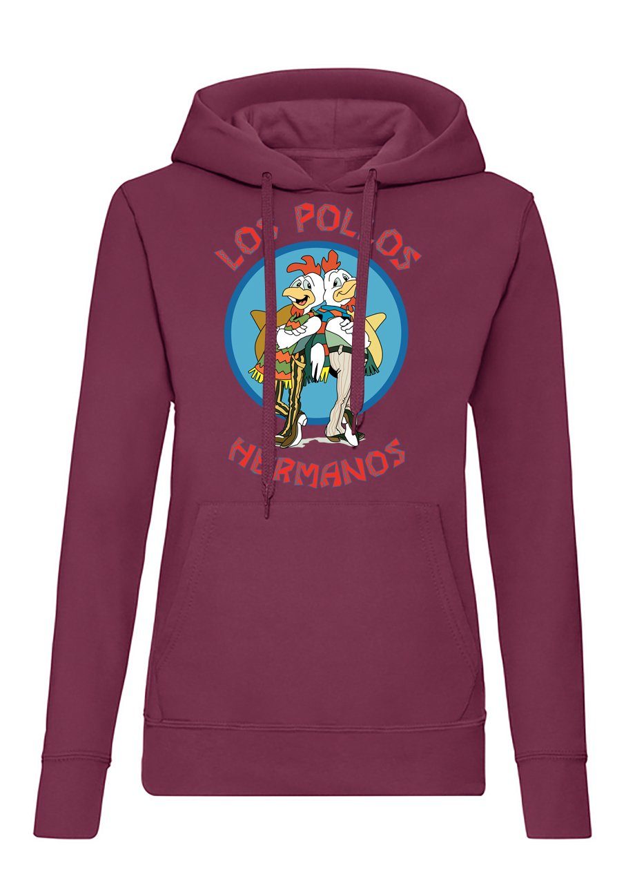Hoodie Damen Hermanos Hühner Los Pollos