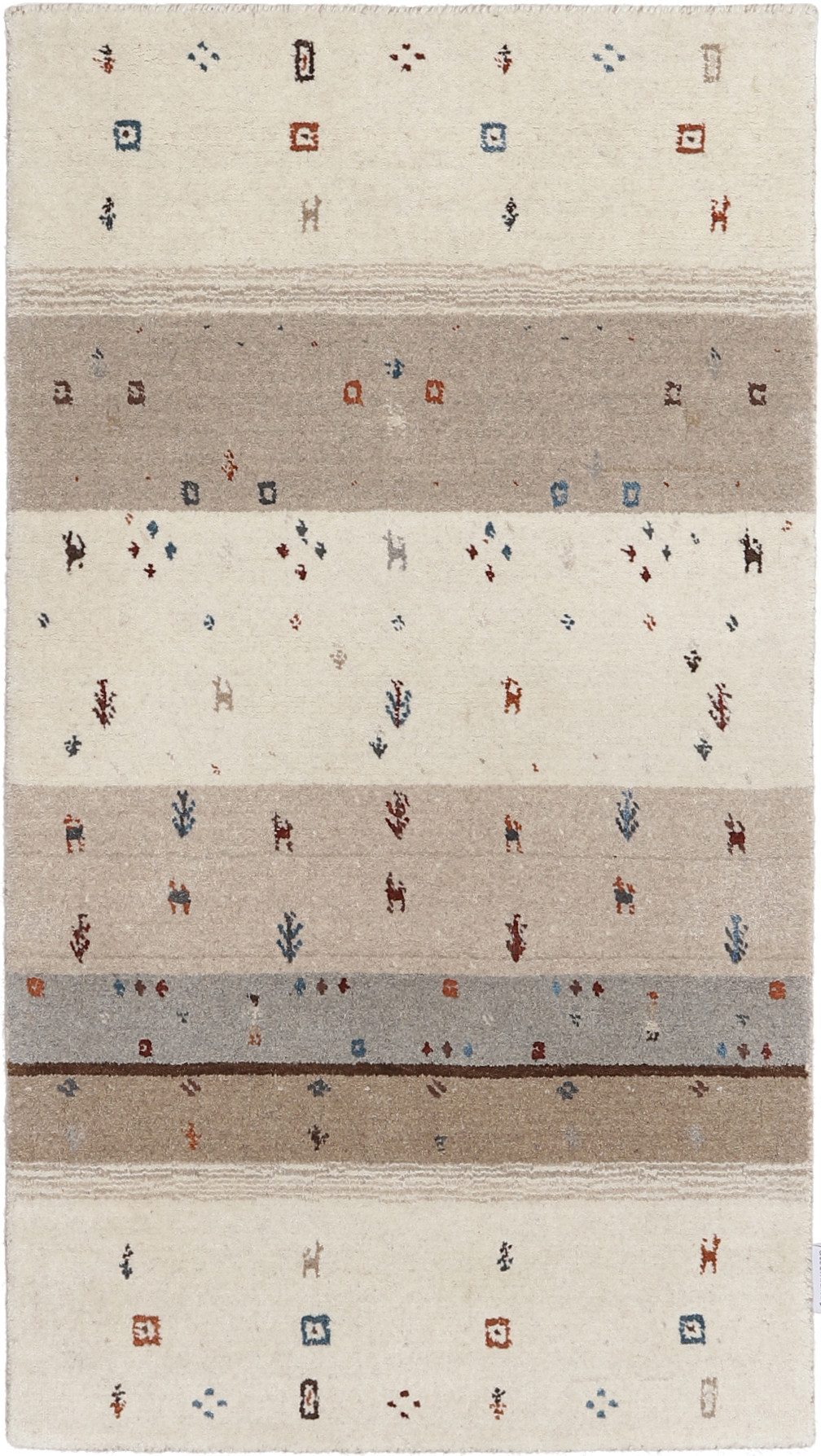 Carpet Avenue Teppich Gabbeh loom 140x70, Läufer, Höhe: 12 mm